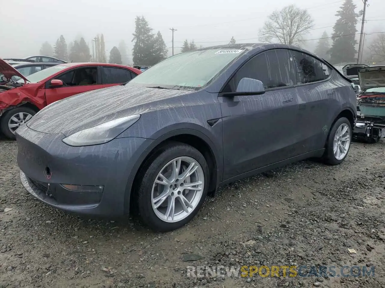 1 Photograph of a damaged car 7SAYGDEE4PF914079 TESLA MODEL Y 2023