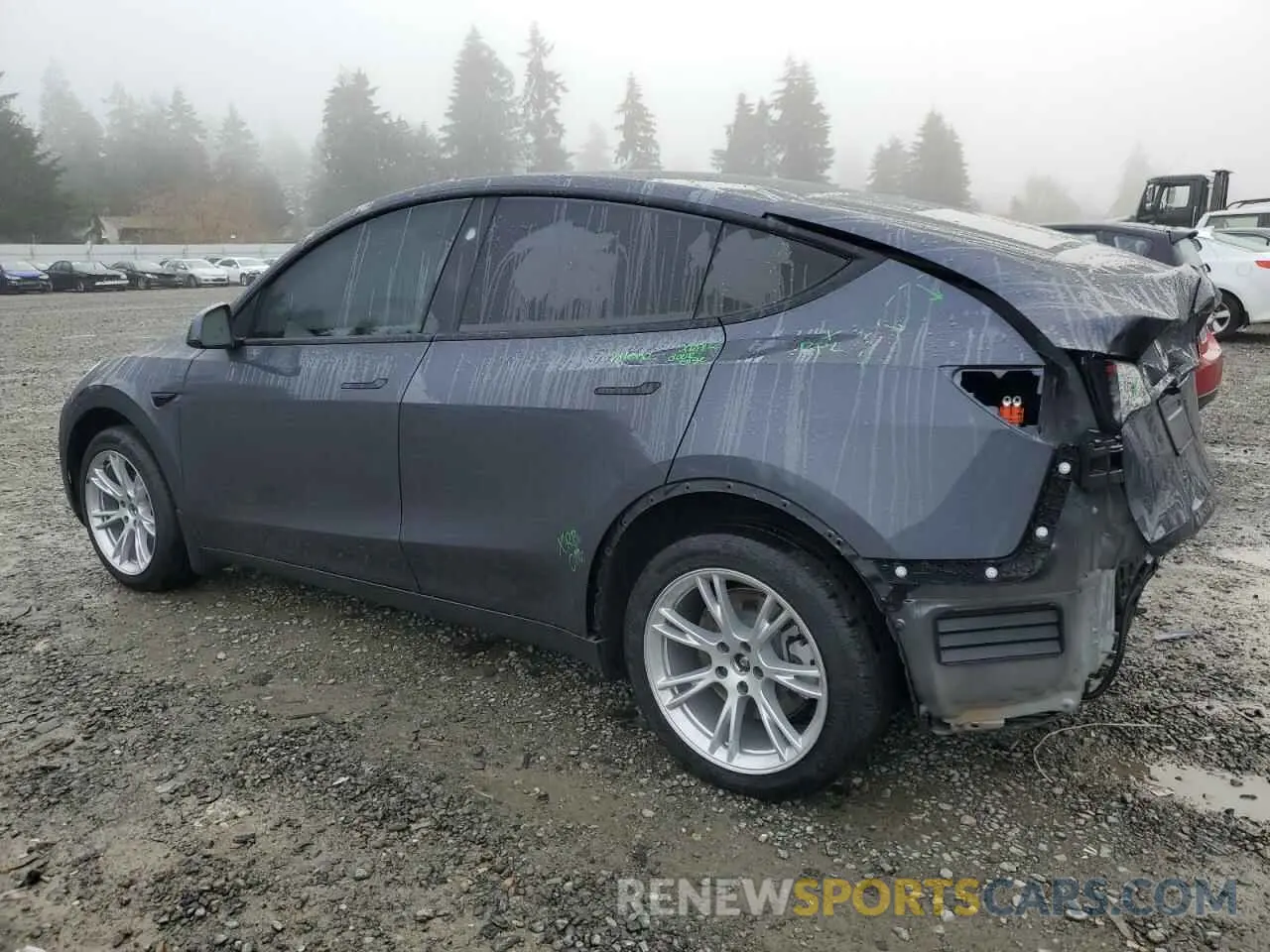 2 Photograph of a damaged car 7SAYGDEE4PF914079 TESLA MODEL Y 2023