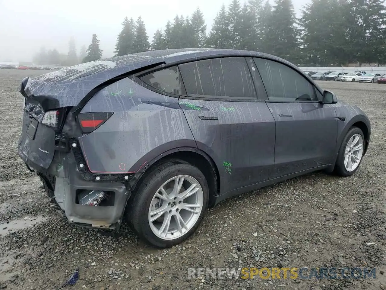 3 Photograph of a damaged car 7SAYGDEE4PF914079 TESLA MODEL Y 2023