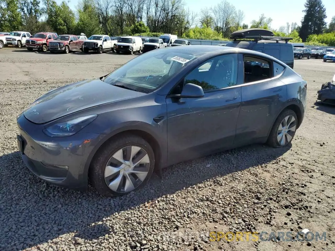 1 Photograph of a damaged car 7SAYGDEE4PF963699 TESLA MODEL Y 2023