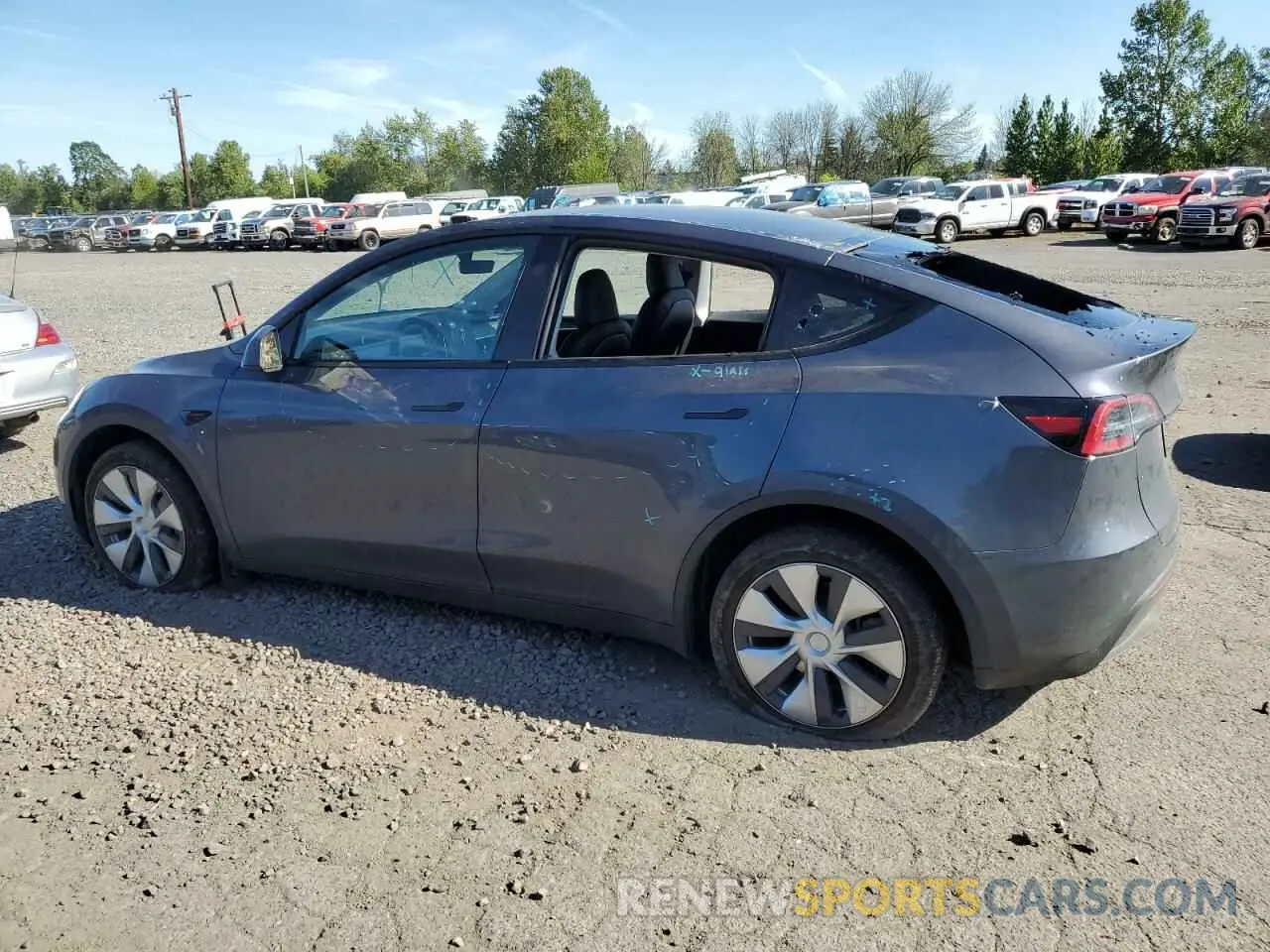 2 Photograph of a damaged car 7SAYGDEE4PF963699 TESLA MODEL Y 2023