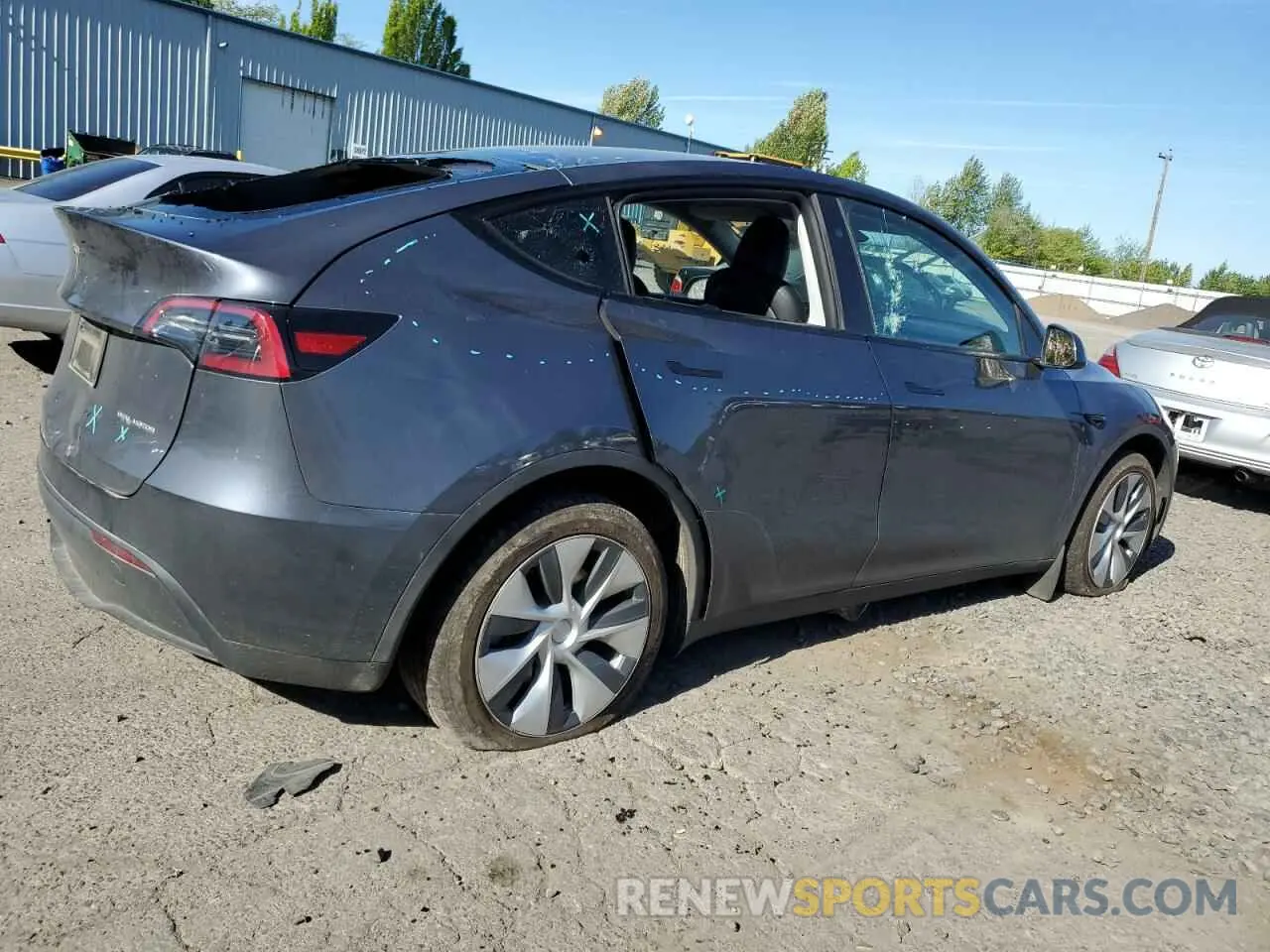 3 Photograph of a damaged car 7SAYGDEE4PF963699 TESLA MODEL Y 2023