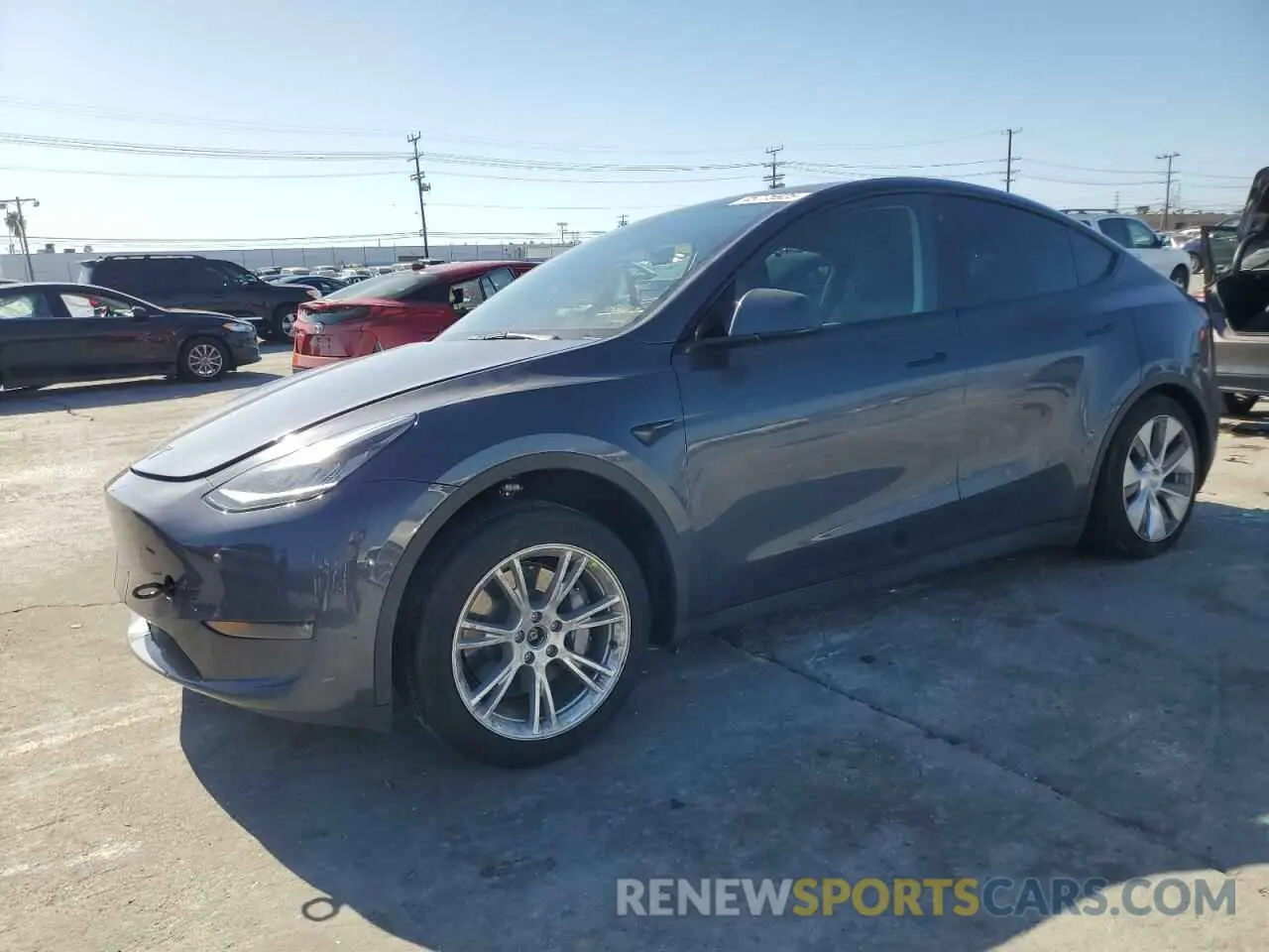 1 Photograph of a damaged car 7SAYGDEE5PA037129 TESLA MODEL Y 2023