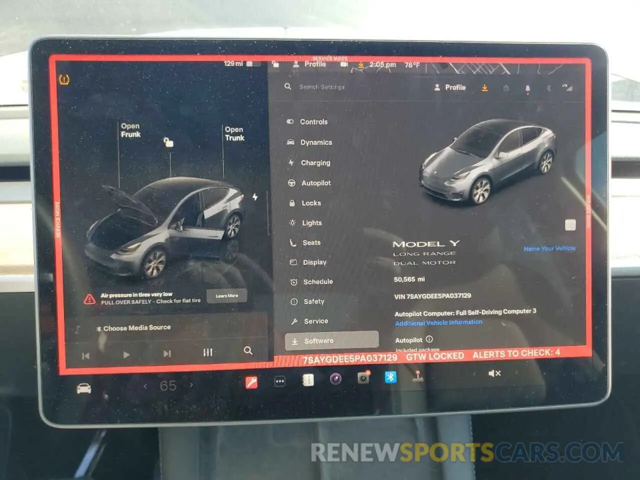 9 Photograph of a damaged car 7SAYGDEE5PA037129 TESLA MODEL Y 2023