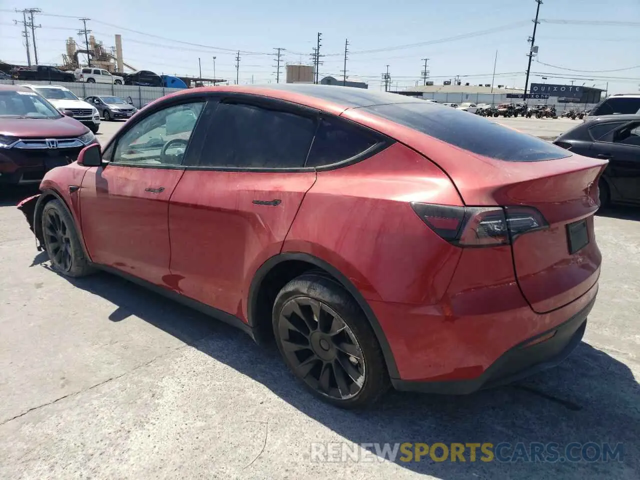 2 Photograph of a damaged car 7SAYGDEE5PA042802 TESLA MODEL Y 2023