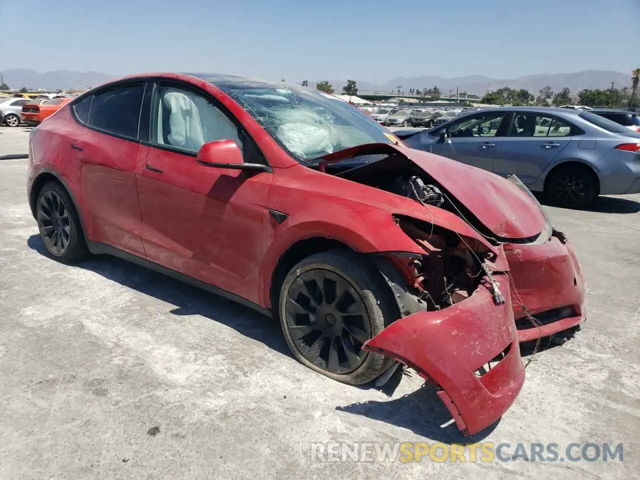 4 Photograph of a damaged car 7SAYGDEE5PA042802 TESLA MODEL Y 2023