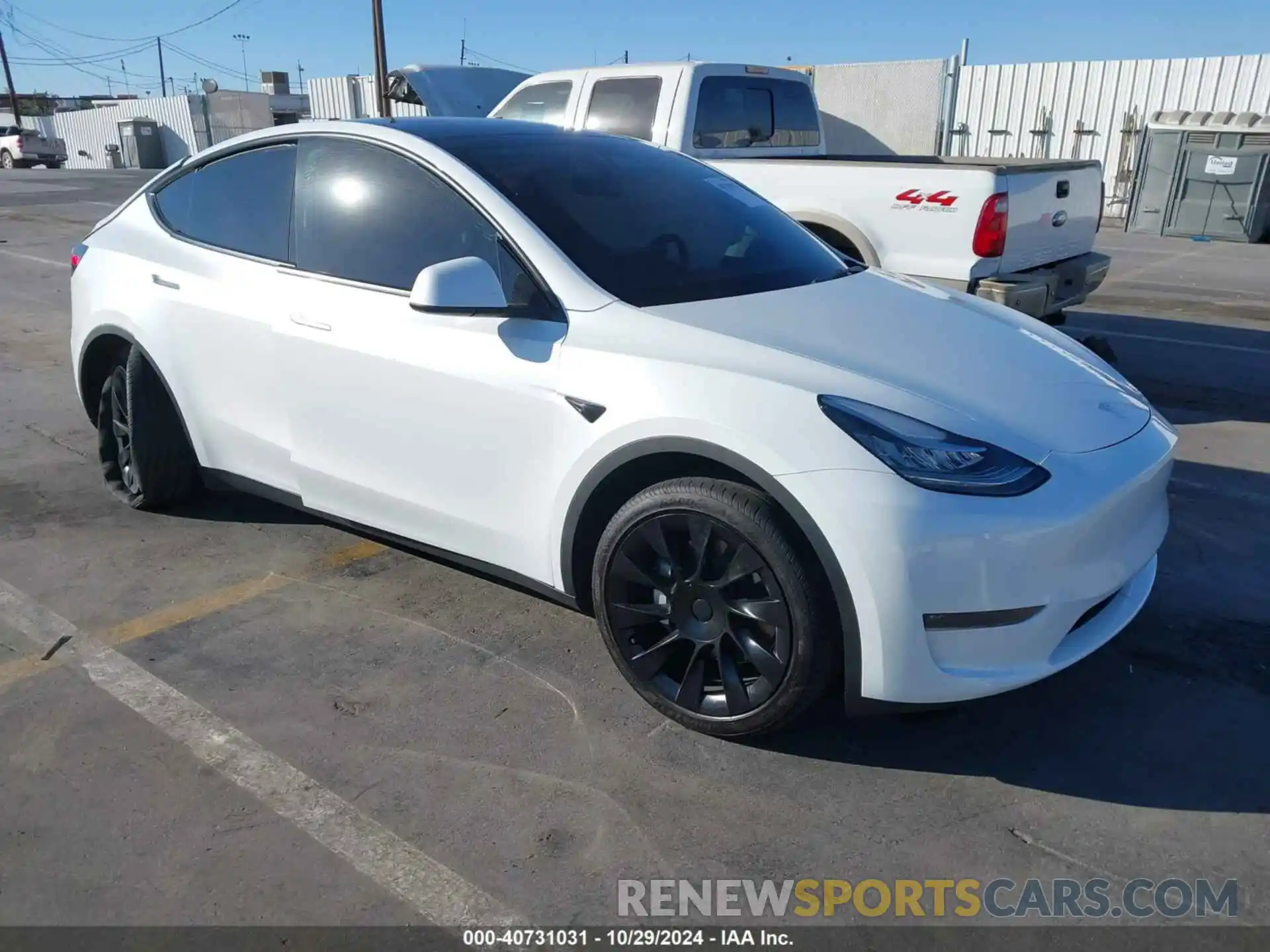 1 Photograph of a damaged car 7SAYGDEE5PA059485 TESLA MODEL Y 2023