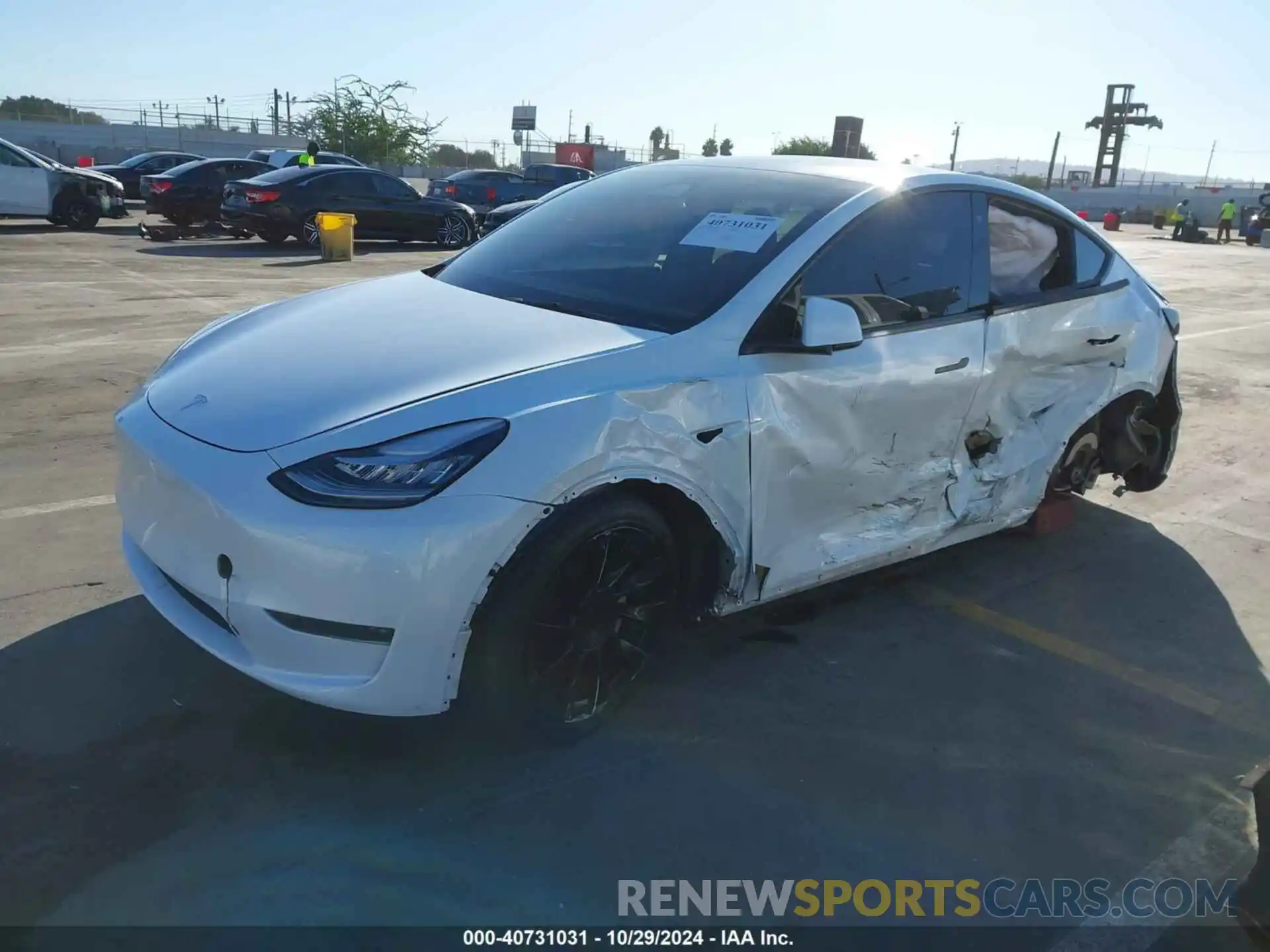 2 Photograph of a damaged car 7SAYGDEE5PA059485 TESLA MODEL Y 2023