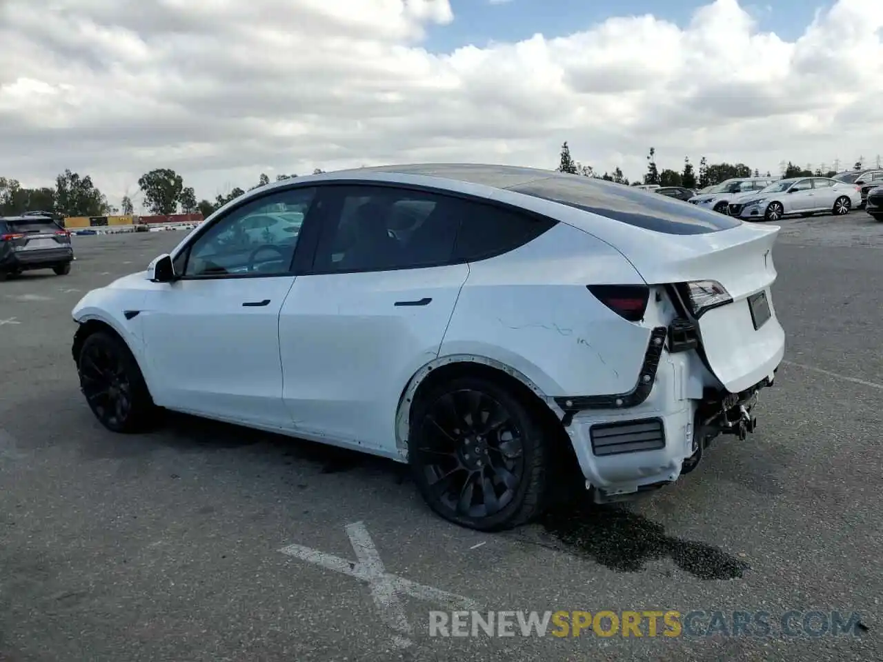 2 Photograph of a damaged car 7SAYGDEE5PA081955 TESLA MODEL Y 2023