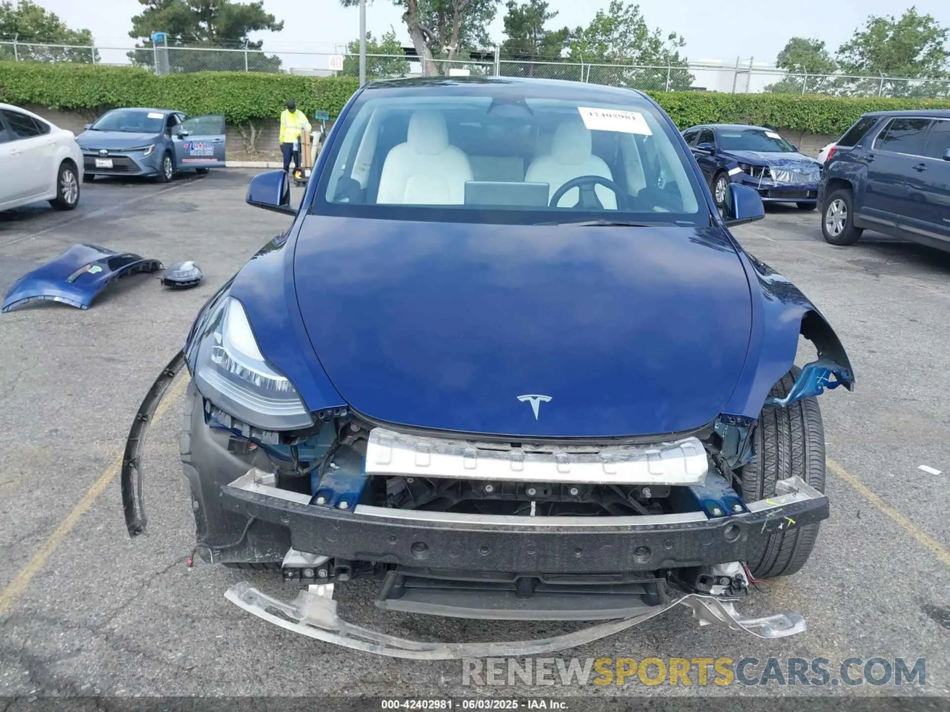 13 Photograph of a damaged car 7SAYGDEE5PA102285 TESLA MODEL Y 2023