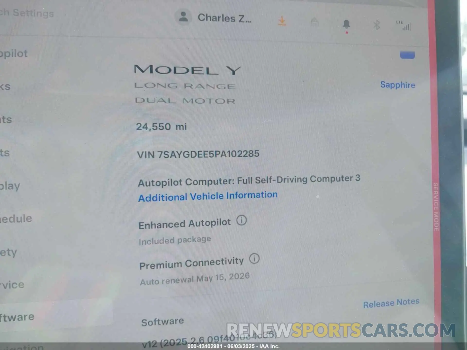 16 Photograph of a damaged car 7SAYGDEE5PA102285 TESLA MODEL Y 2023