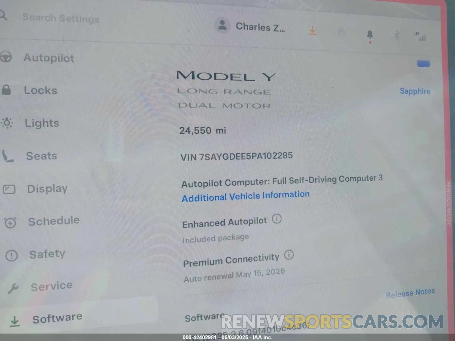 7 Photograph of a damaged car 7SAYGDEE5PA102285 TESLA MODEL Y 2023
