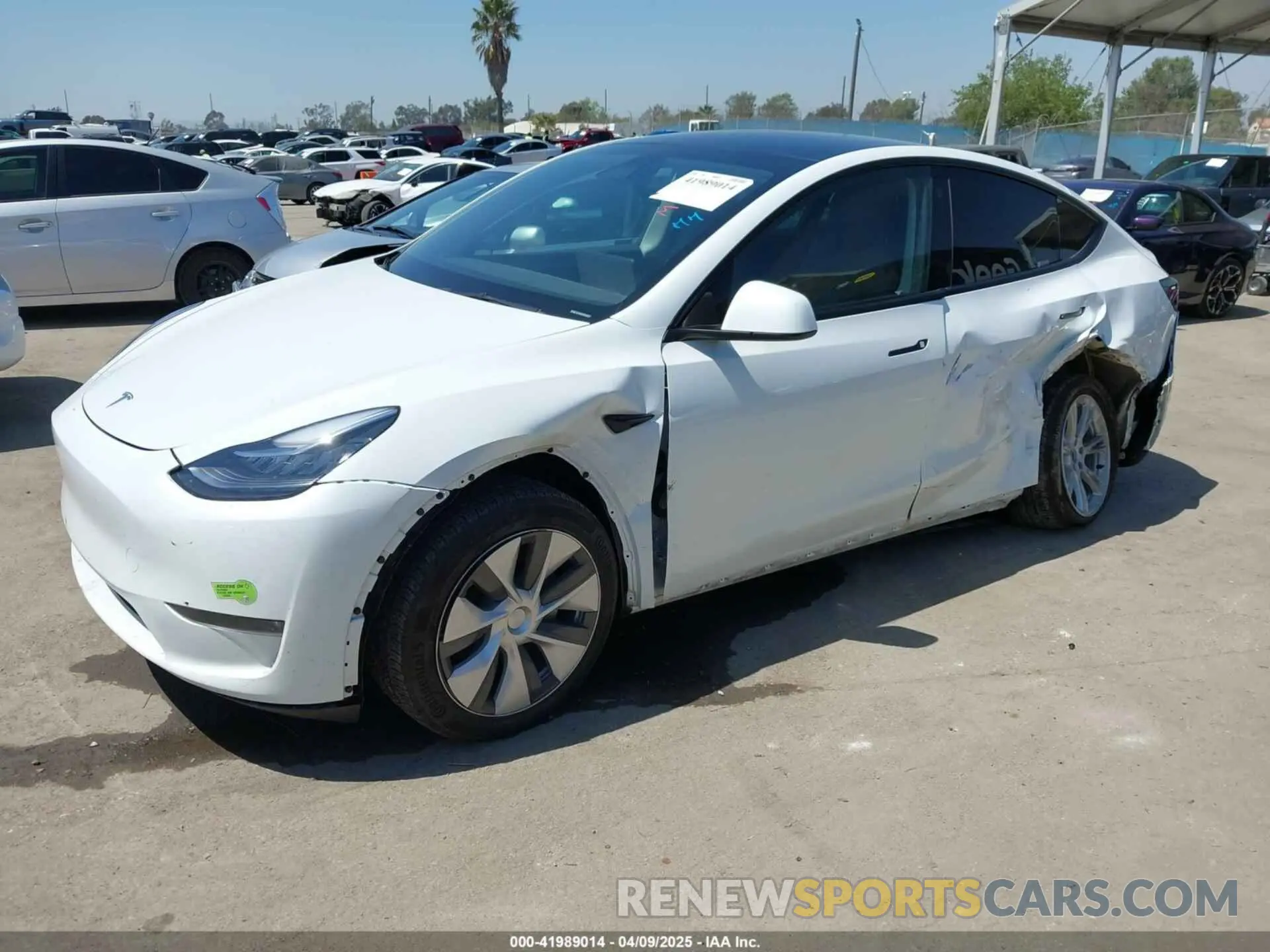 2 Photograph of a damaged car 7SAYGDEE5PA104635 TESLA MODEL Y 2023