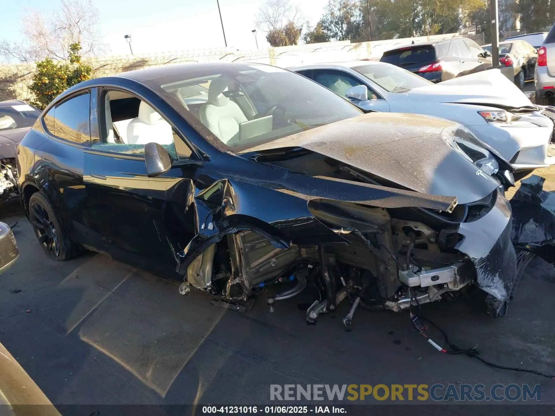 13 Photograph of a damaged car 7SAYGDEE5PA105834 TESLA MODEL Y 2023