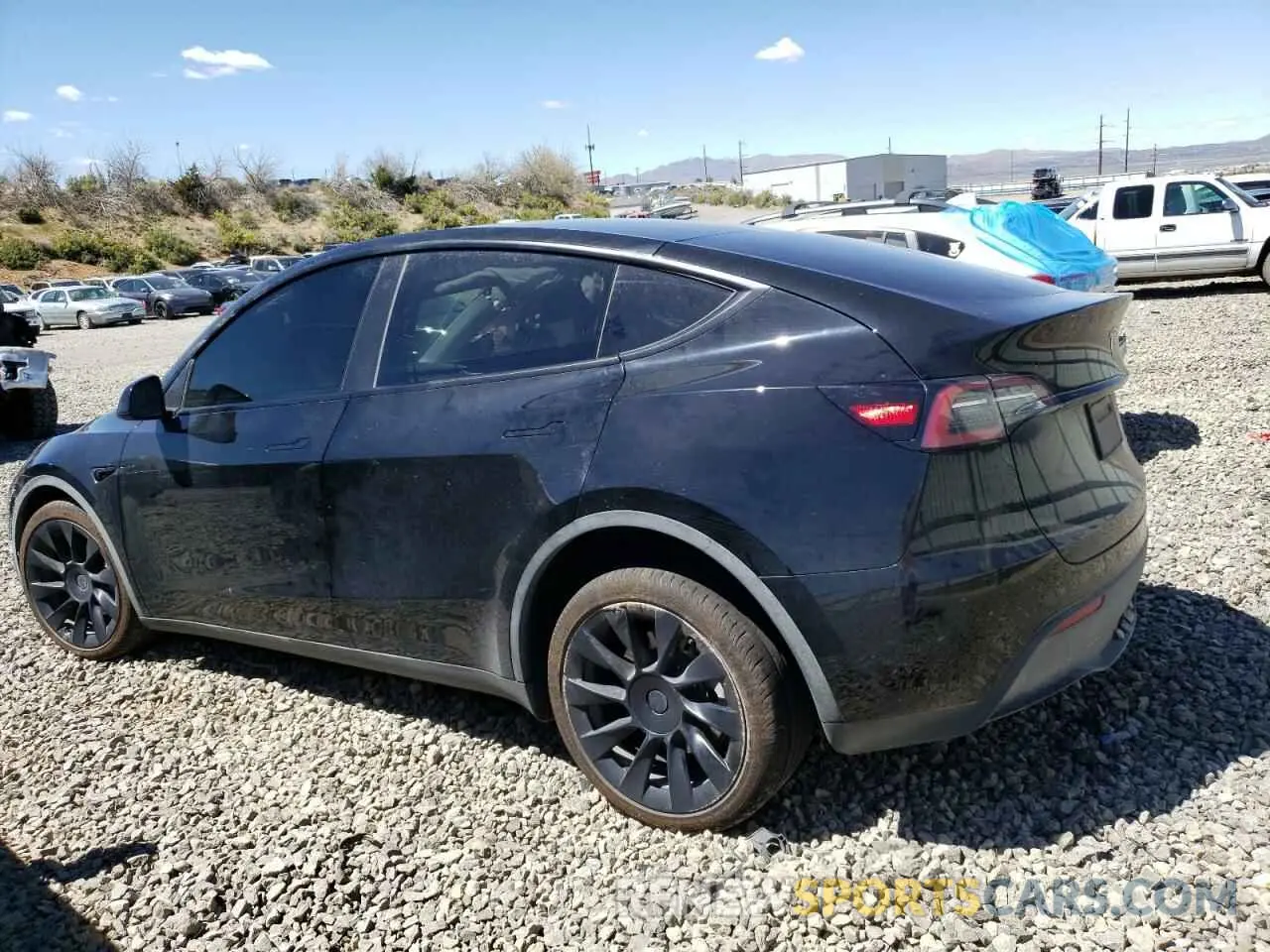 2 Photograph of a damaged car 7SAYGDEE5PA107275 TESLA MODEL Y 2023