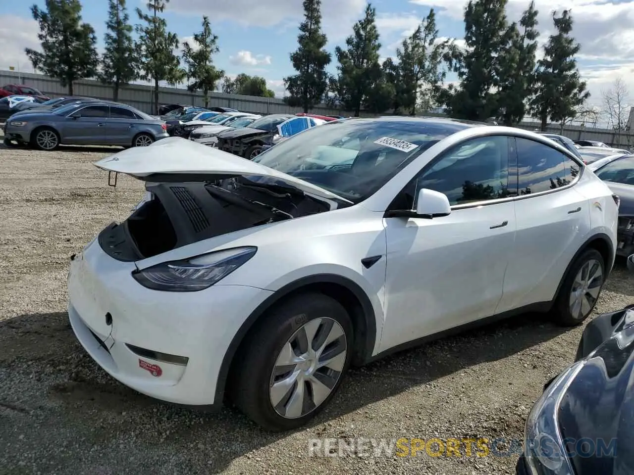 1 Photograph of a damaged car 7SAYGDEE5PA109303 TESLA MODEL Y 2023