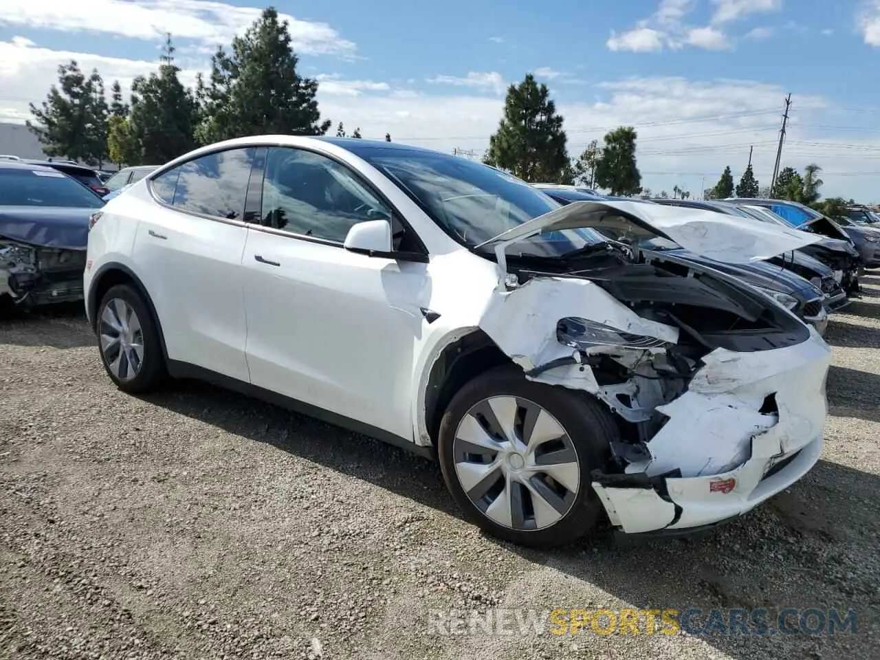 4 Photograph of a damaged car 7SAYGDEE5PA109303 TESLA MODEL Y 2023