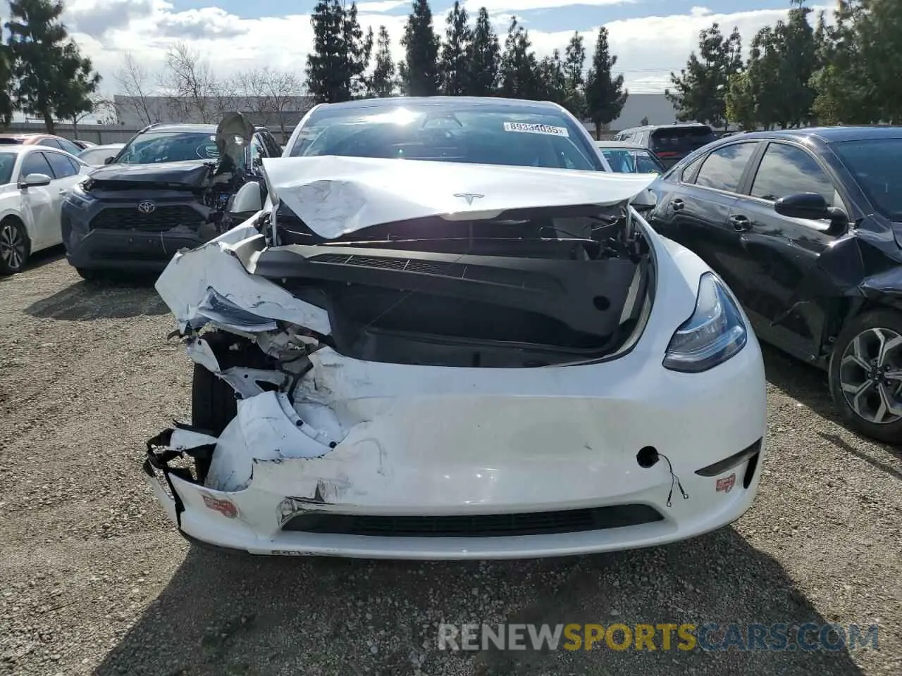 5 Photograph of a damaged car 7SAYGDEE5PA109303 TESLA MODEL Y 2023