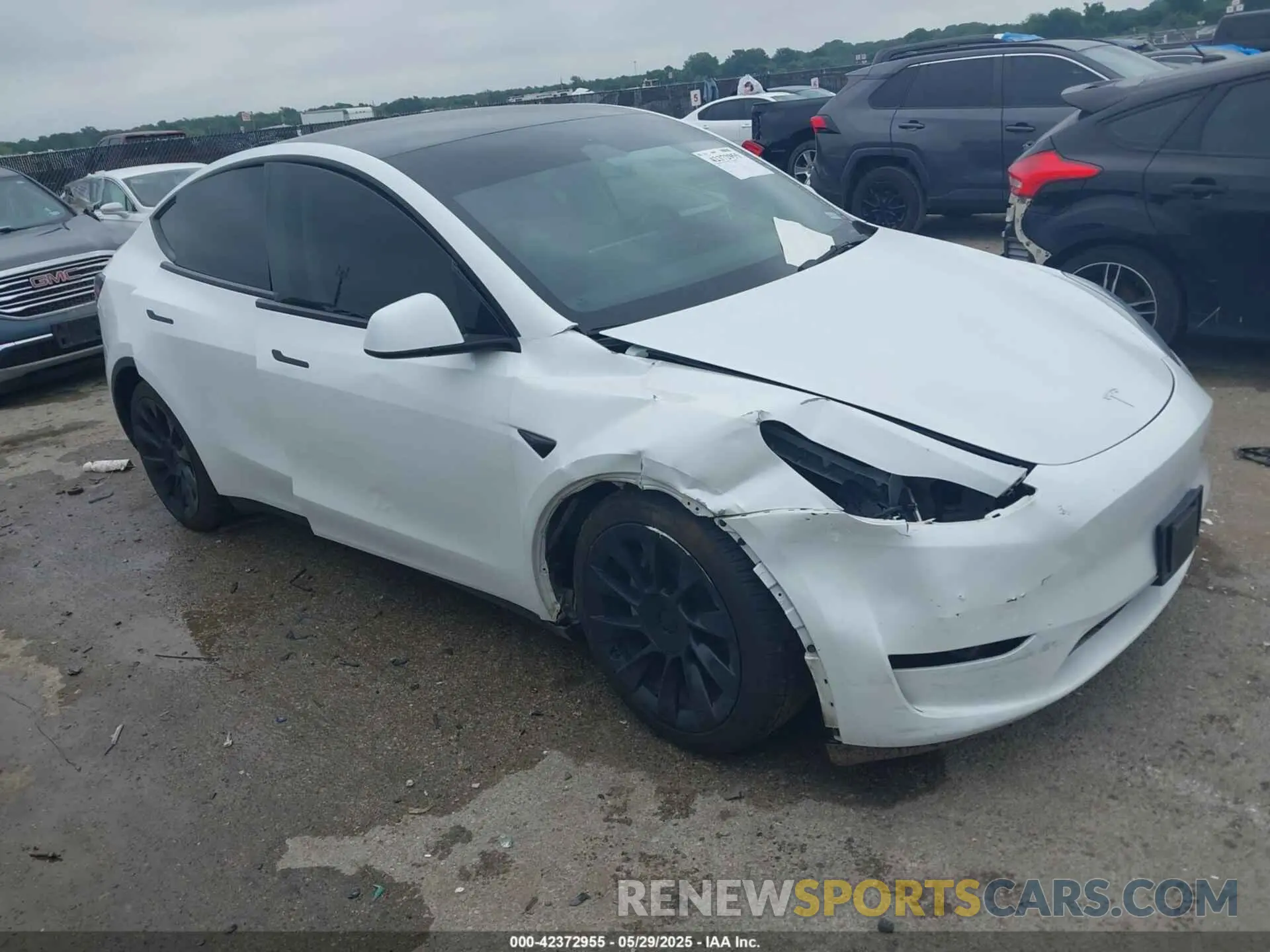 1 Photograph of a damaged car 7SAYGDEE5PA109334 TESLA MODEL Y 2023