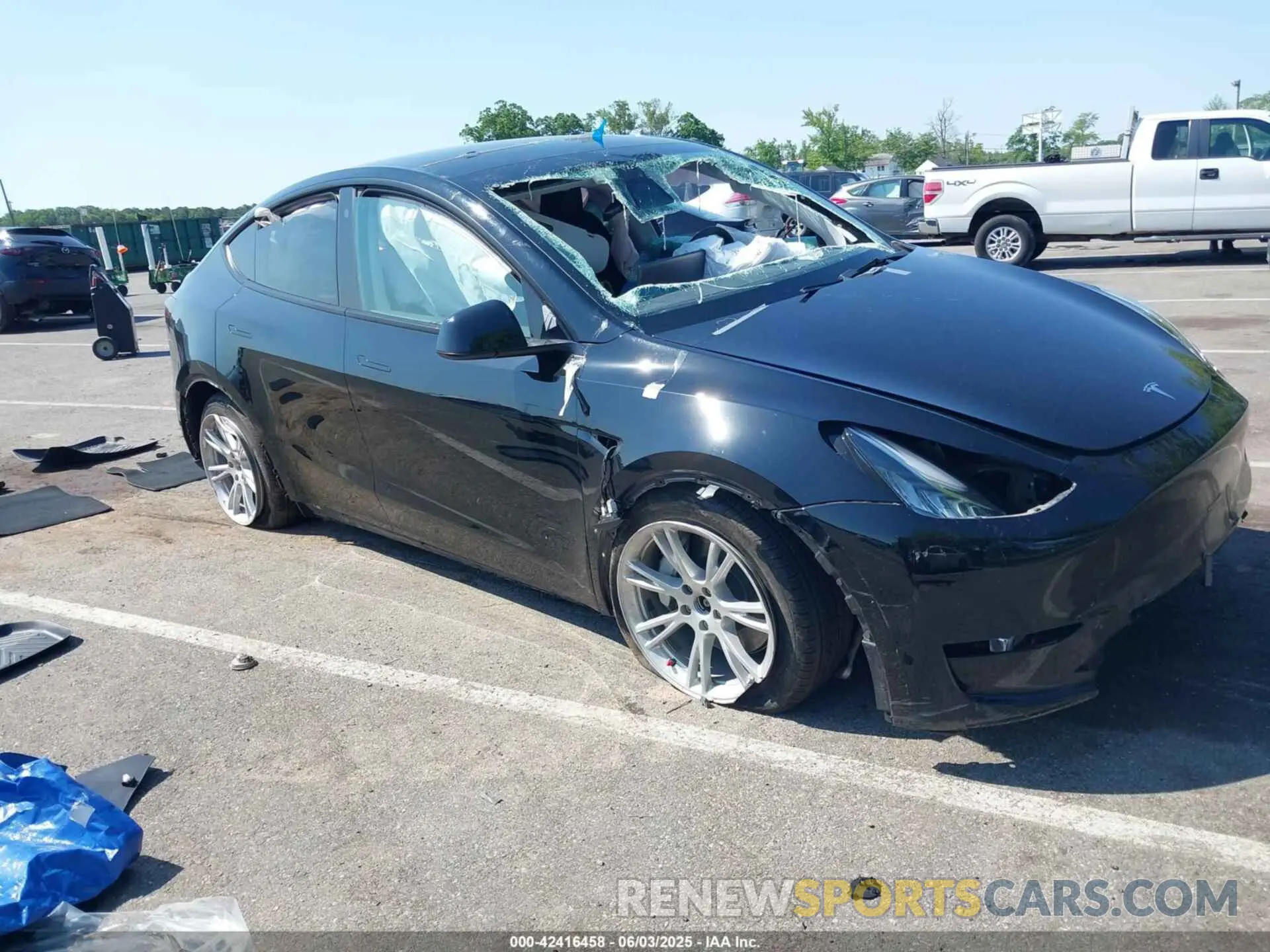 1 Photograph of a damaged car 7SAYGDEE5PA116476 TESLA MODEL Y 2023