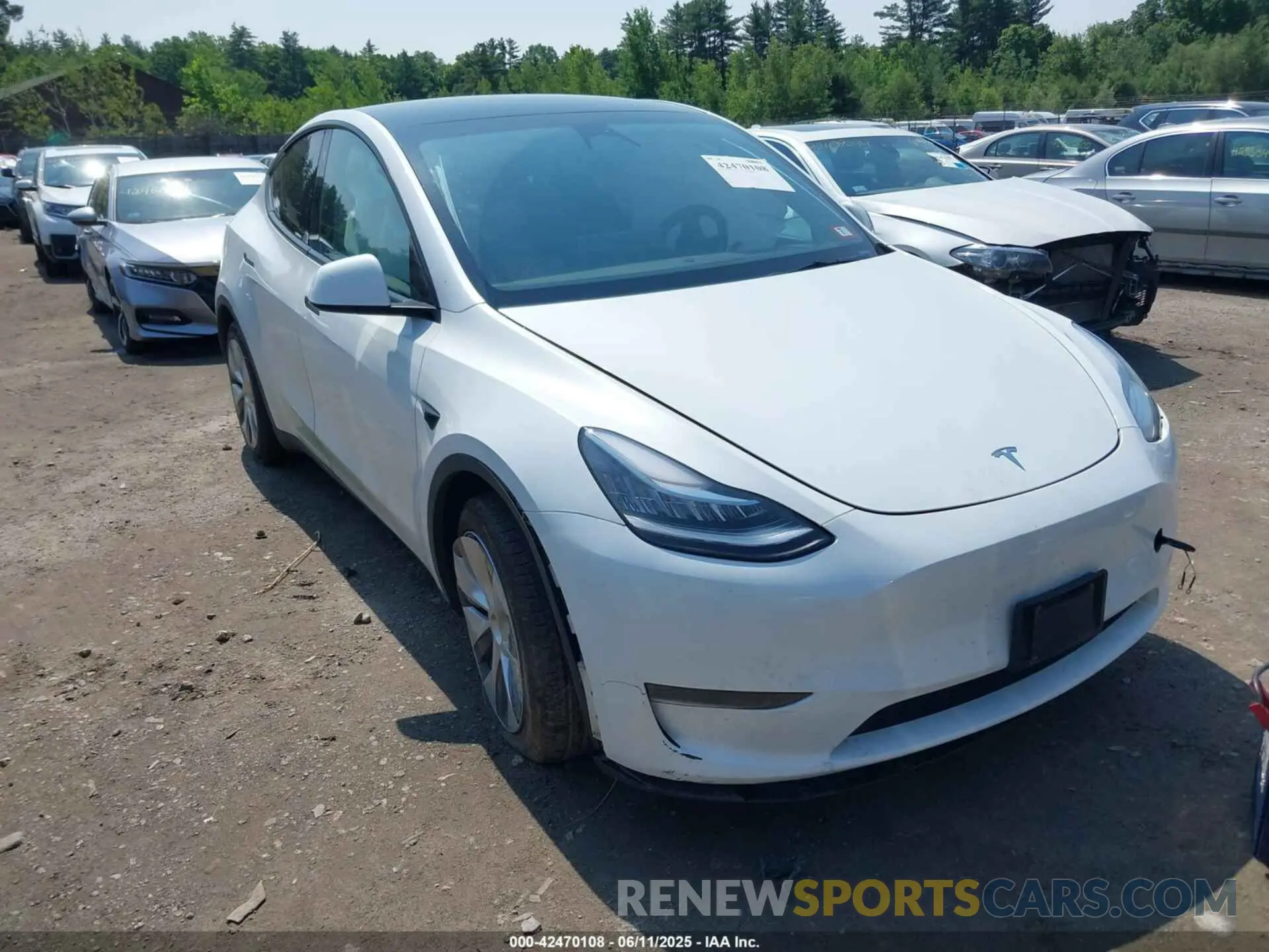 1 Photograph of a damaged car 7SAYGDEE5PA126165 TESLA MODEL Y 2023