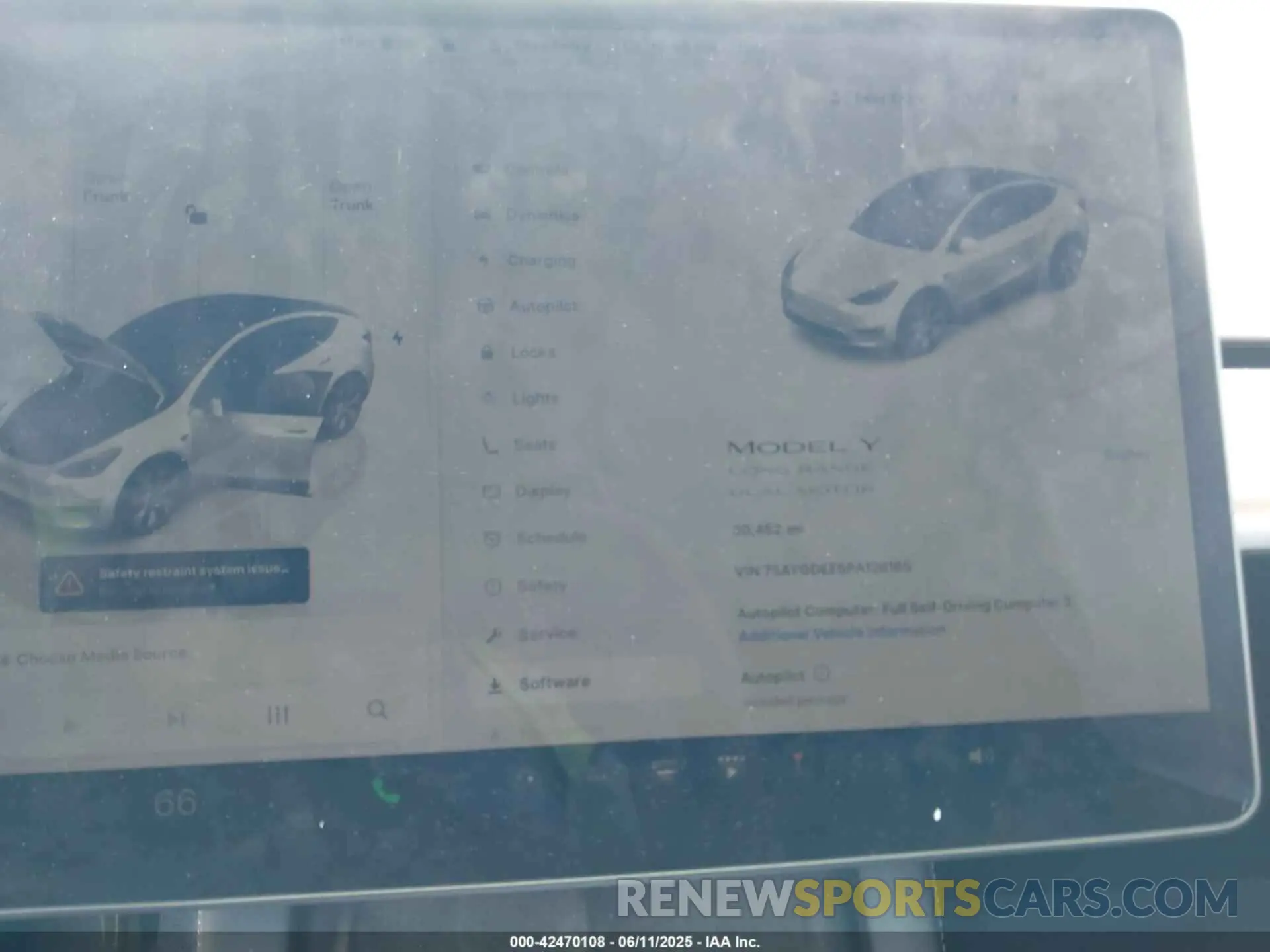 7 Photograph of a damaged car 7SAYGDEE5PA126165 TESLA MODEL Y 2023