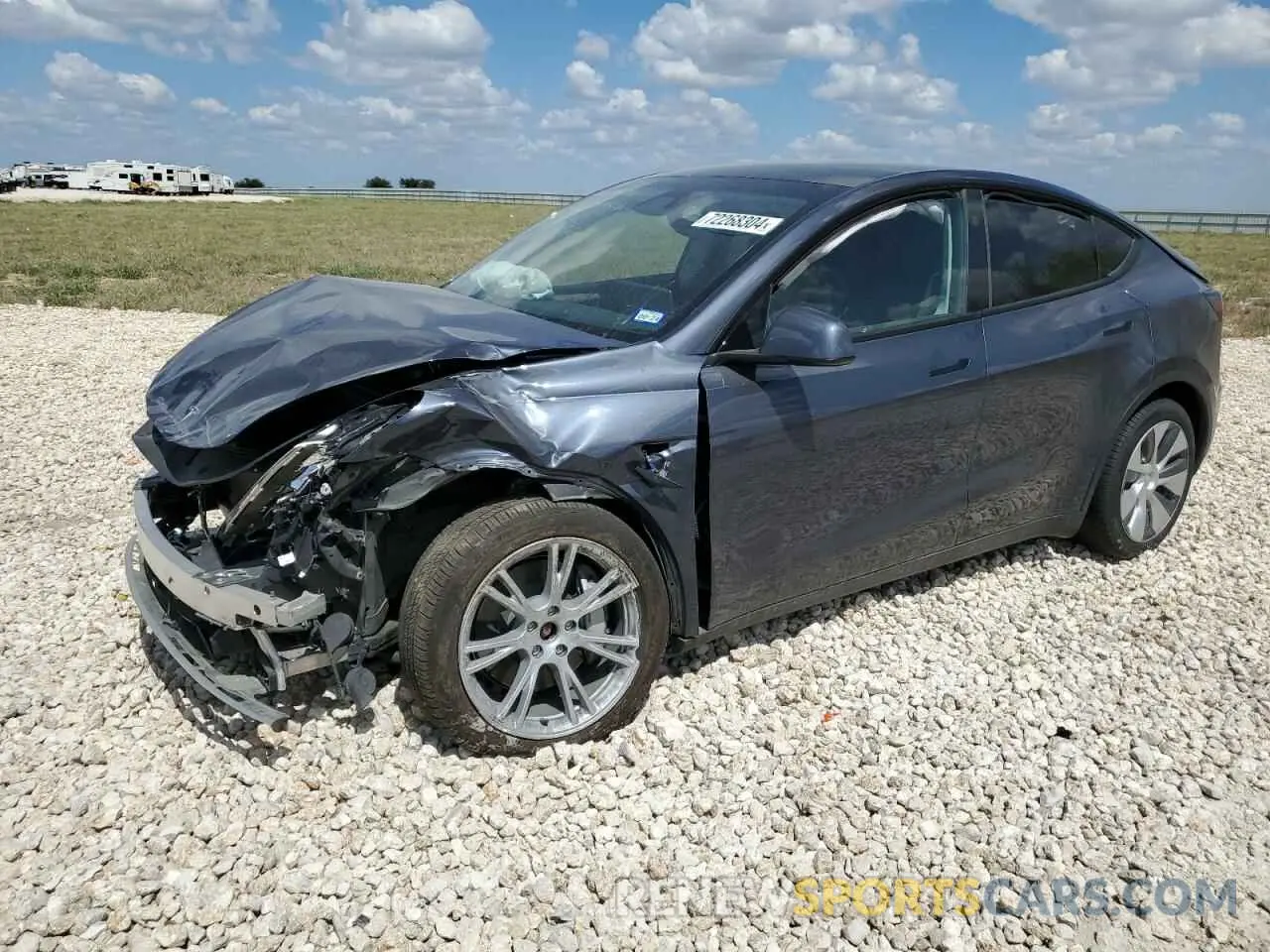1 Photograph of a damaged car 7SAYGDEE5PA129700 TESLA MODEL Y 2023