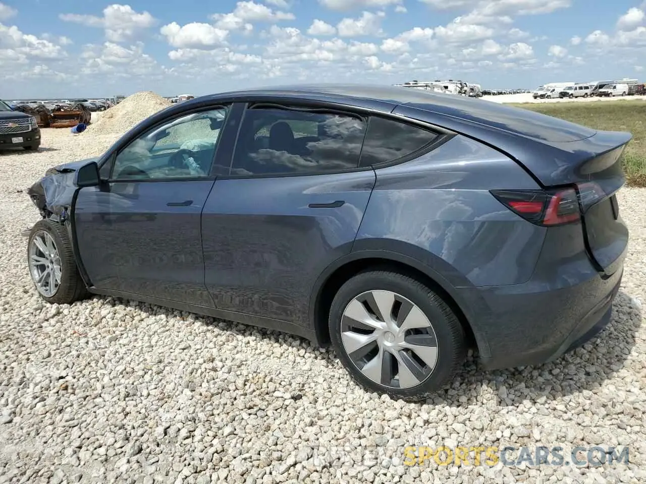 2 Photograph of a damaged car 7SAYGDEE5PA129700 TESLA MODEL Y 2023