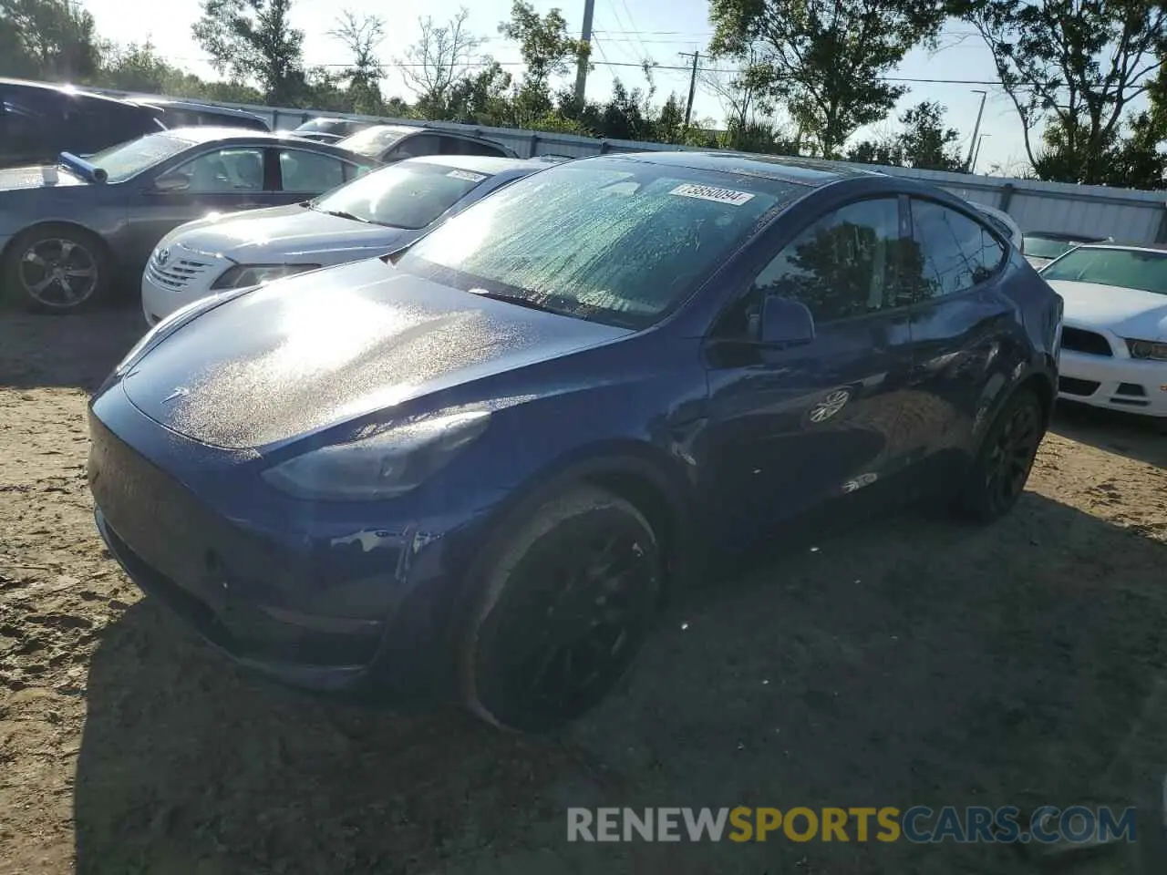 1 Photograph of a damaged car 7SAYGDEE5PA163071 TESLA MODEL Y 2023