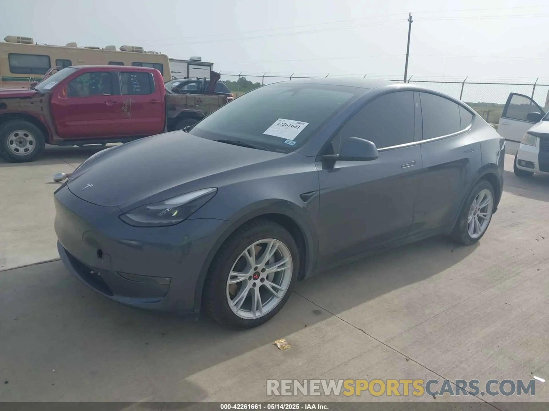 2 Photograph of a damaged car 7SAYGDEE5PA170506 TESLA MODEL Y 2023