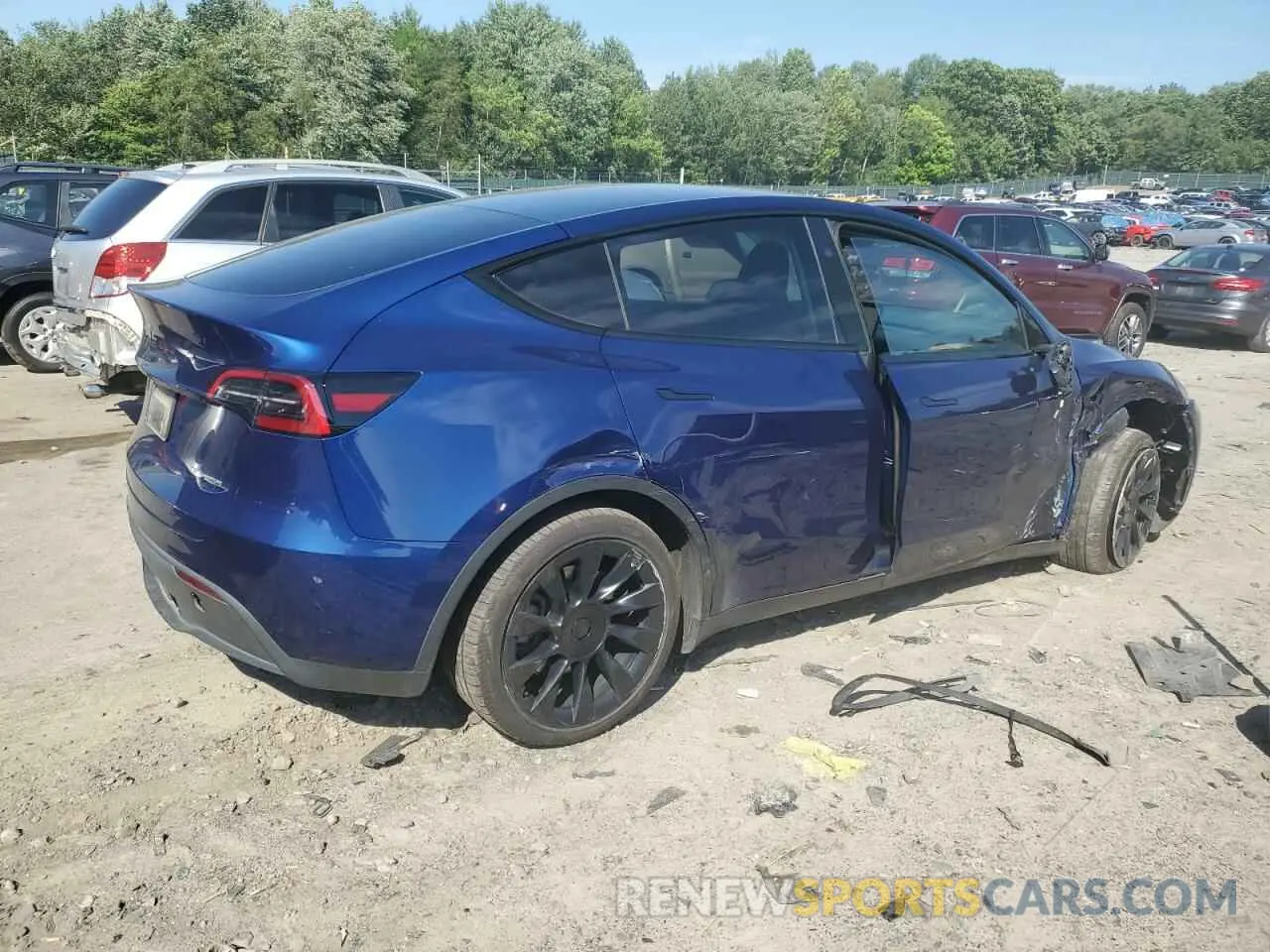 3 Photograph of a damaged car 7SAYGDEE5PA186804 TESLA MODEL Y 2023
