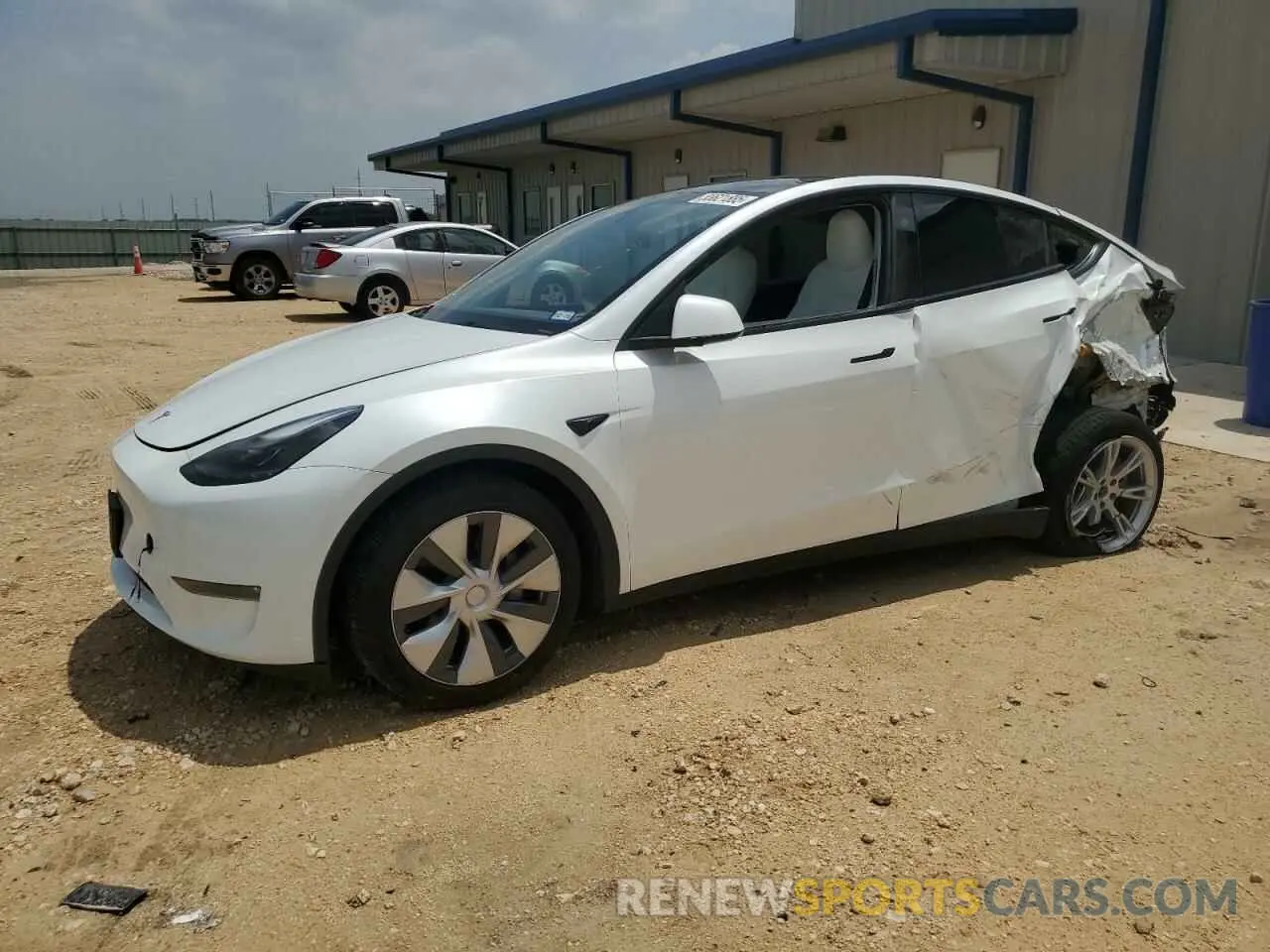 1 Photograph of a damaged car 7SAYGDEE5PA199133 TESLA MODEL Y 2023