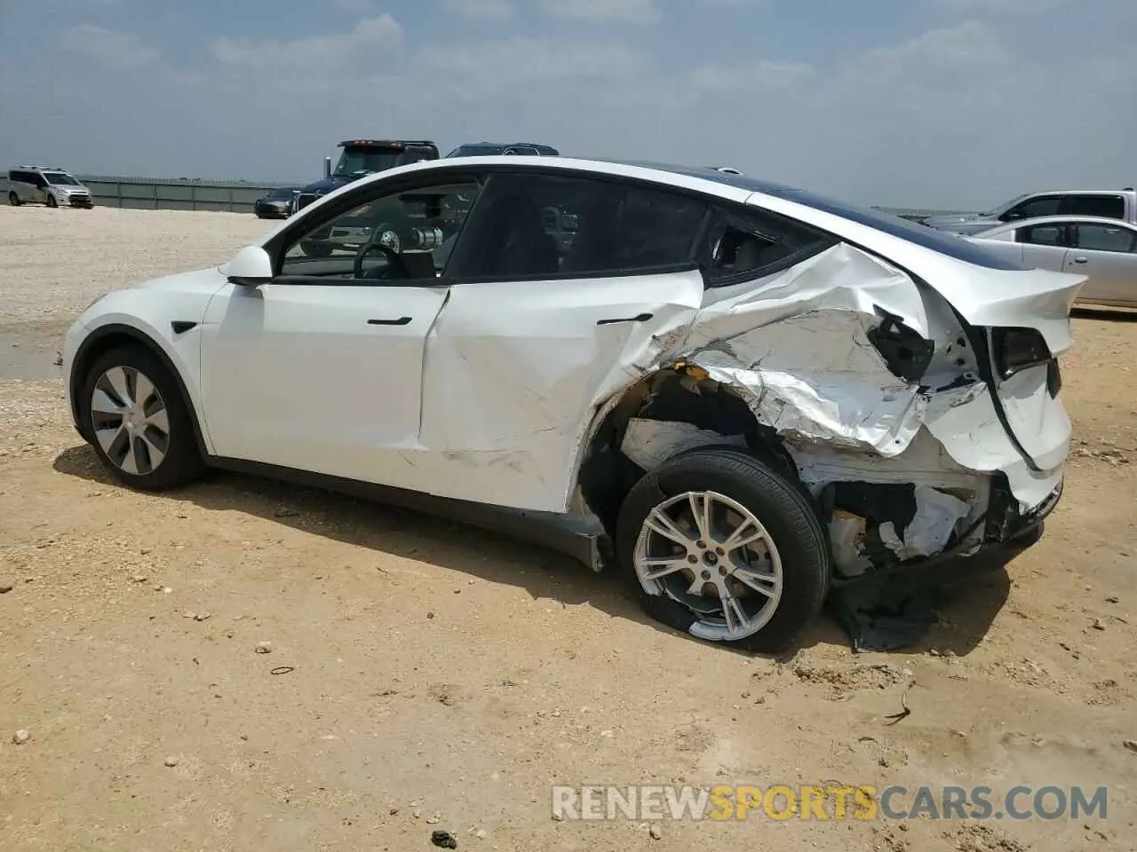 2 Photograph of a damaged car 7SAYGDEE5PA199133 TESLA MODEL Y 2023