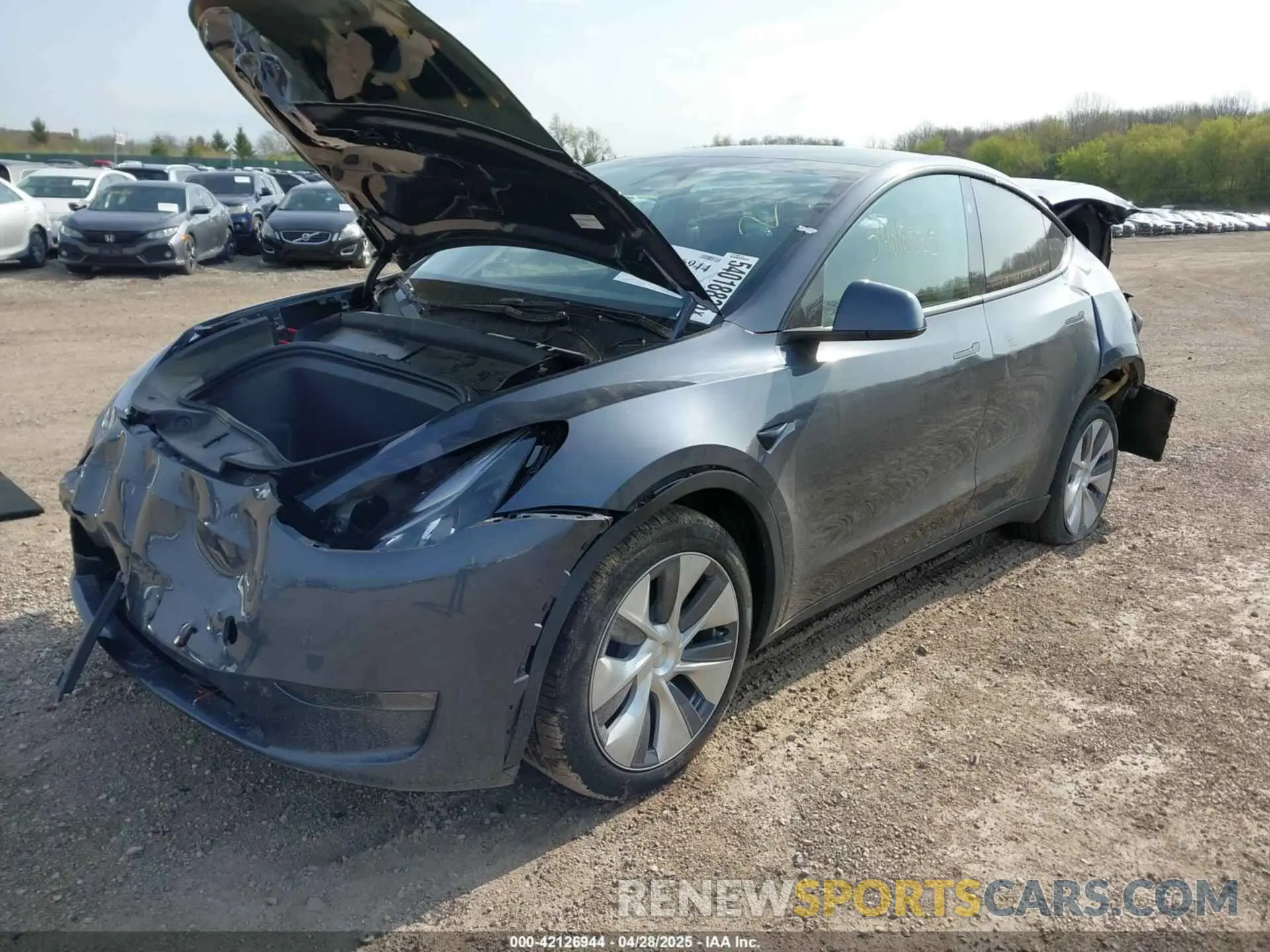 2 Photograph of a damaged car 7SAYGDEE5PA200040 TESLA MODEL Y 2023