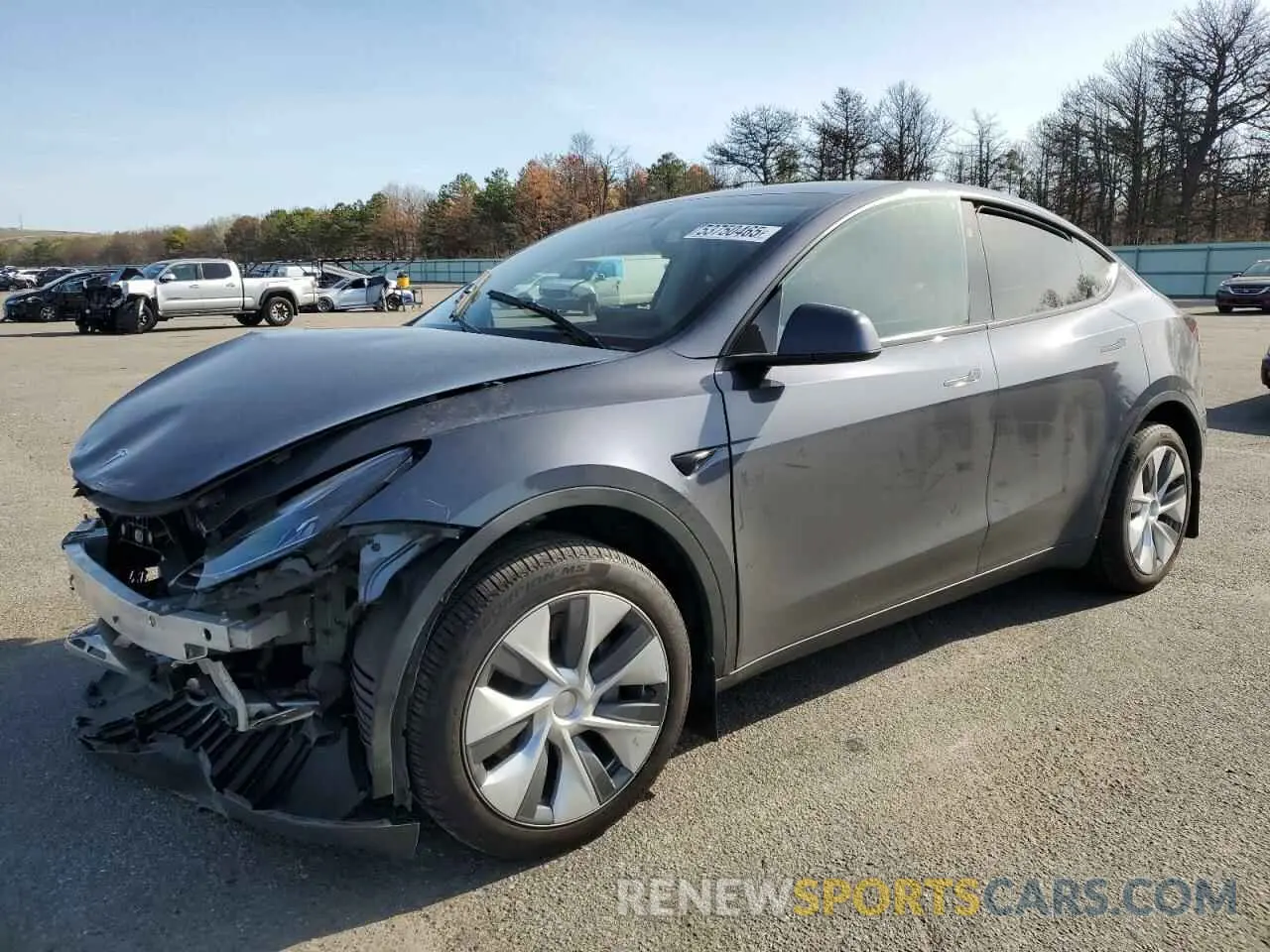 1 Photograph of a damaged car 7SAYGDEE5PA200975 TESLA MODEL Y 2023