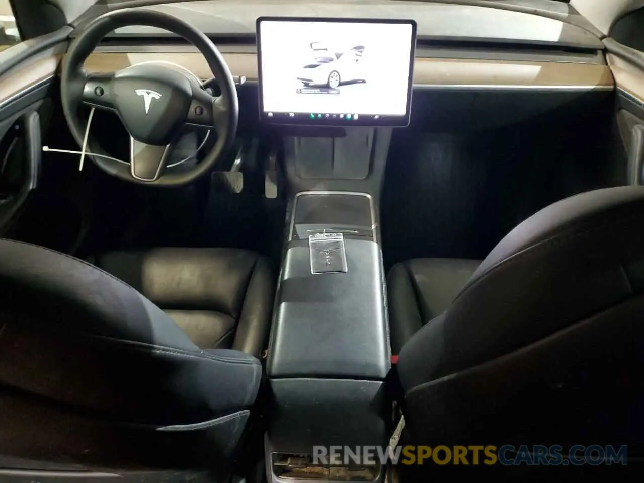 8 Photograph of a damaged car 7SAYGDEE5PF619265 TESLA MODEL Y 2023