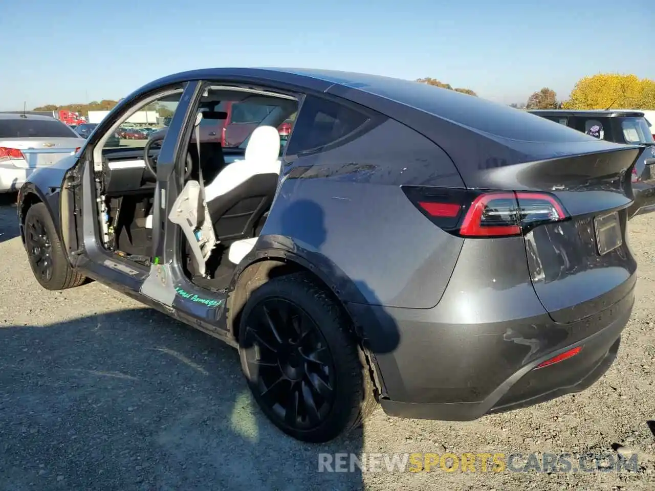 2 Photograph of a damaged car 7SAYGDEE5PF626569 TESLA MODEL Y 2023