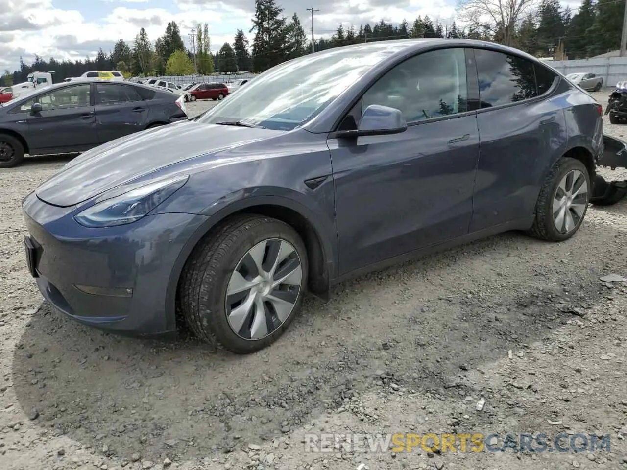 1 Photograph of a damaged car 7SAYGDEE5PF684374 TESLA MODEL Y 2023