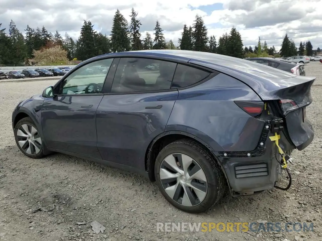 2 Photograph of a damaged car 7SAYGDEE5PF684374 TESLA MODEL Y 2023