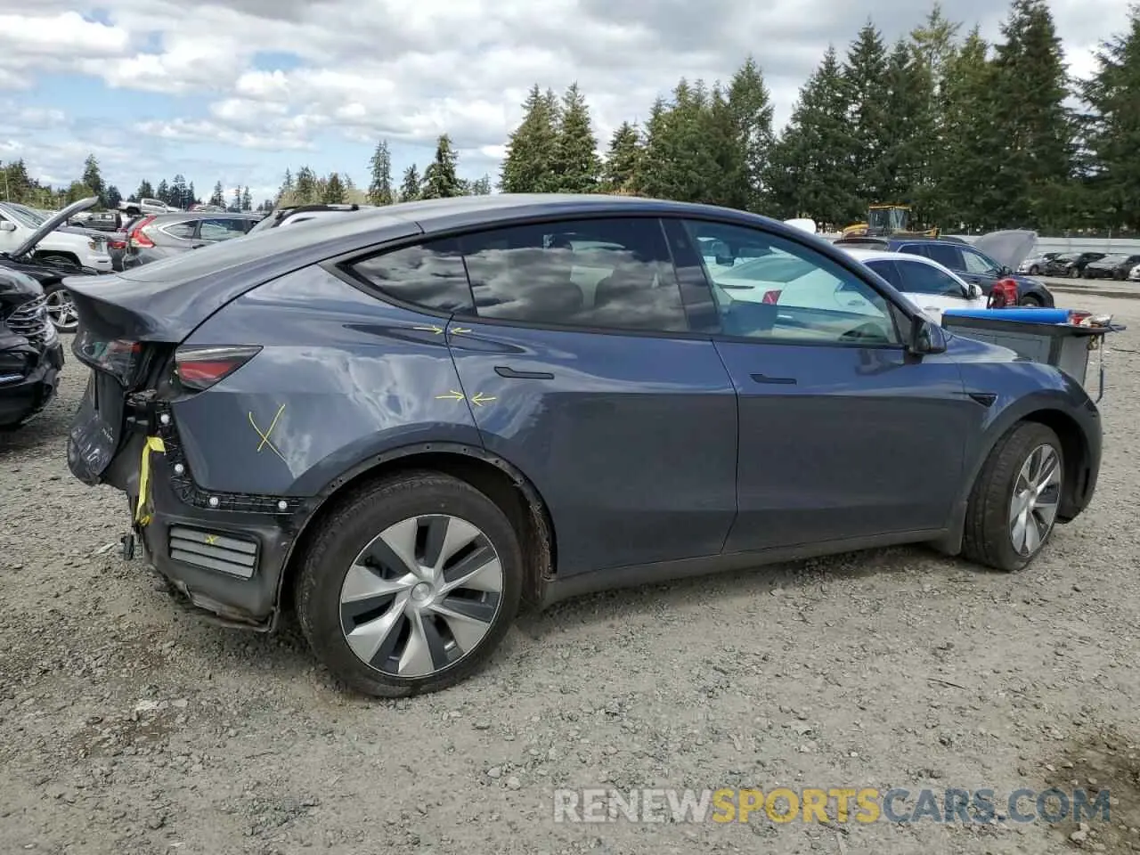 3 Photograph of a damaged car 7SAYGDEE5PF684374 TESLA MODEL Y 2023