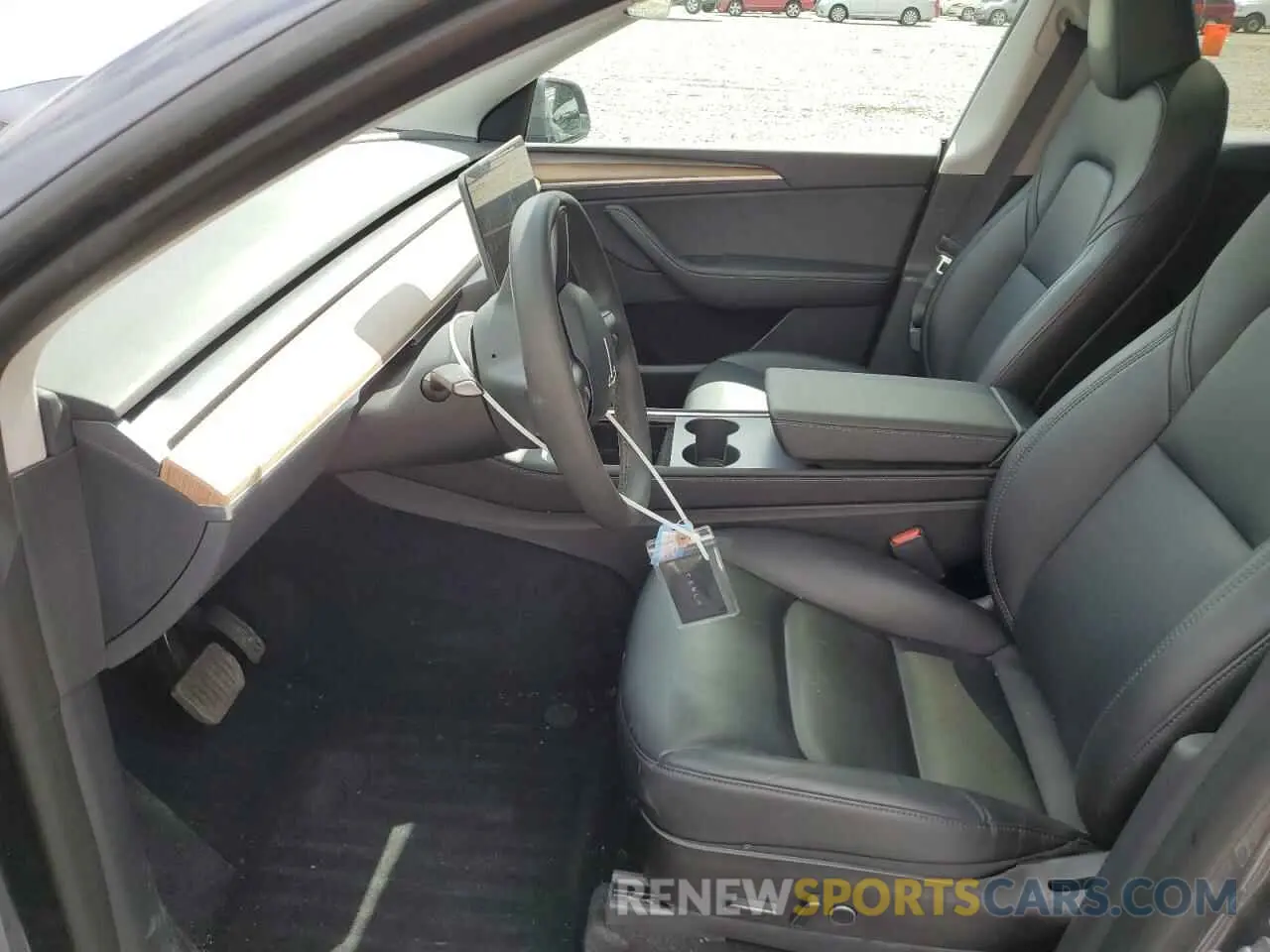 7 Photograph of a damaged car 7SAYGDEE5PF684374 TESLA MODEL Y 2023
