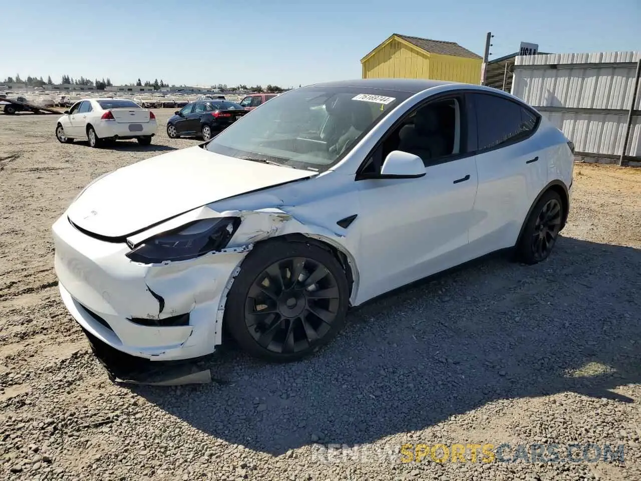 1 Photograph of a damaged car 7SAYGDEE5PF748736 TESLA MODEL Y 2023