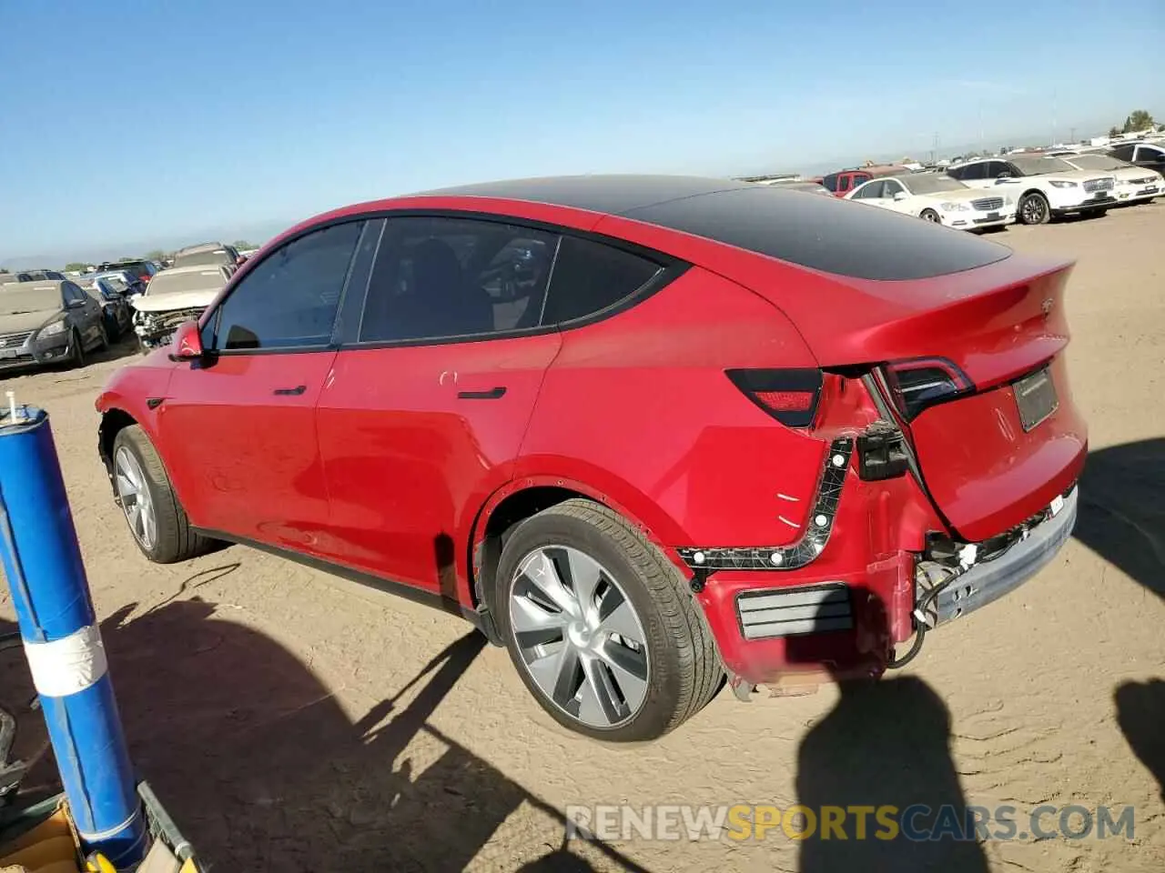 2 Photograph of a damaged car 7SAYGDEE5PF779324 TESLA MODEL Y 2023