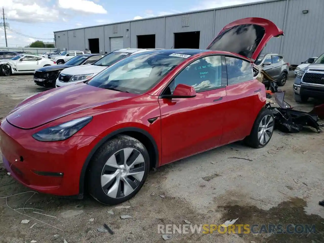 1 Photograph of a damaged car 7SAYGDEE5PF790601 TESLA MODEL Y 2023