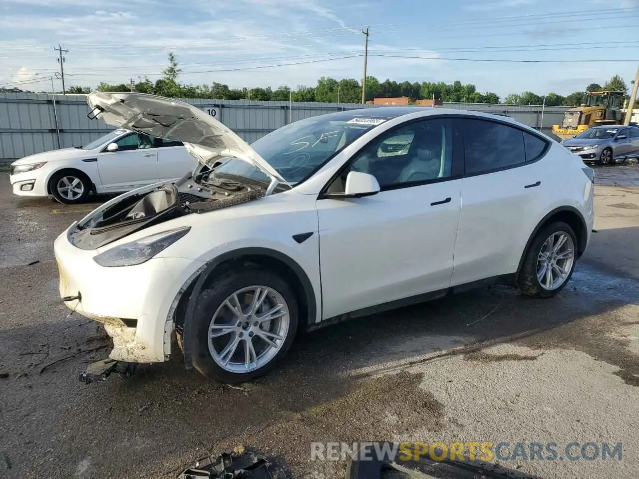 1 Photograph of a damaged car 7SAYGDEE5PF791022 TESLA MODEL Y 2023