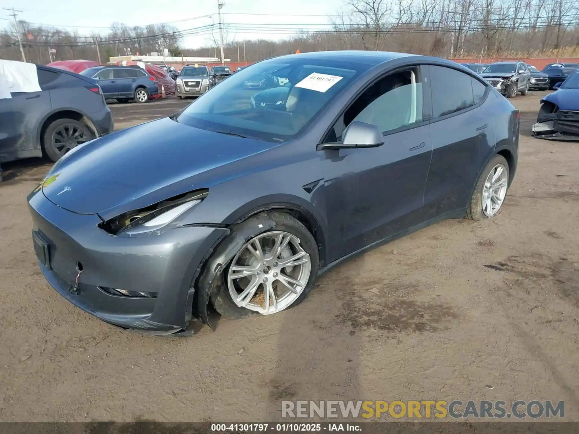 2 Photograph of a damaged car 7SAYGDEE5PF801998 TESLA MODEL Y 2023