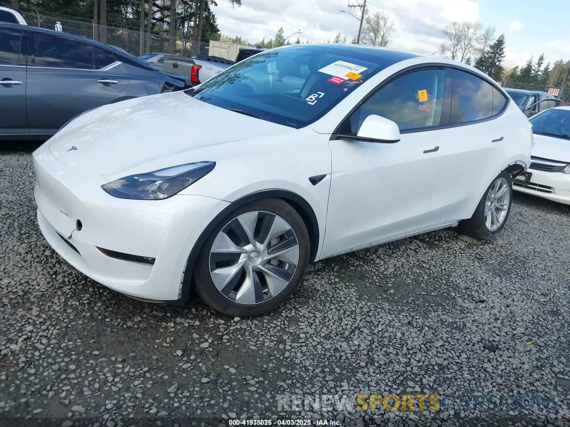 2 Photograph of a damaged car 7SAYGDEE5PF803976 TESLA MODEL Y 2023