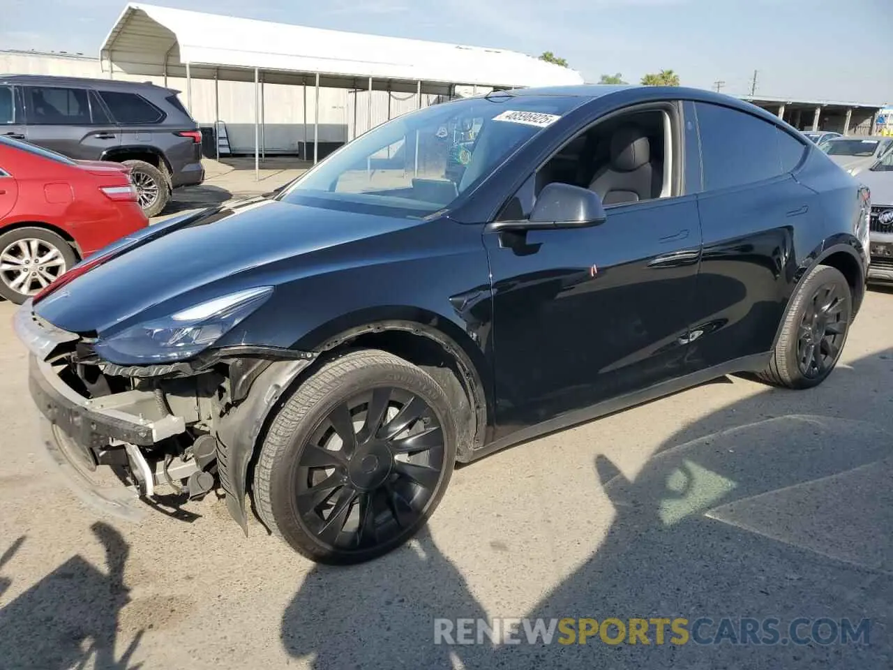 1 Photograph of a damaged car 7SAYGDEE5PF834645 TESLA MODEL Y 2023