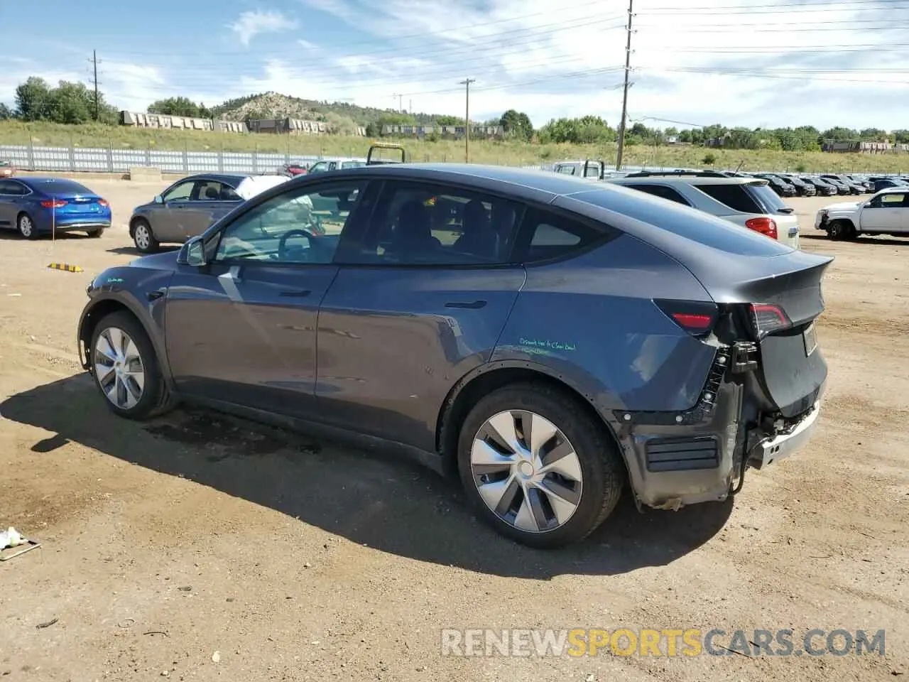 2 Photograph of a damaged car 7SAYGDEE5PF848822 TESLA MODEL Y 2023