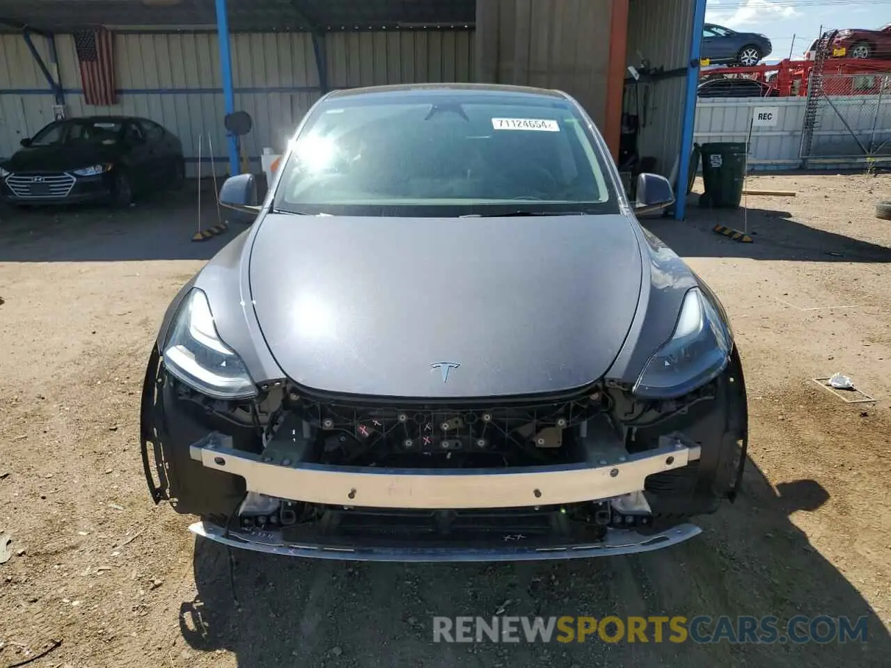 5 Photograph of a damaged car 7SAYGDEE5PF848822 TESLA MODEL Y 2023